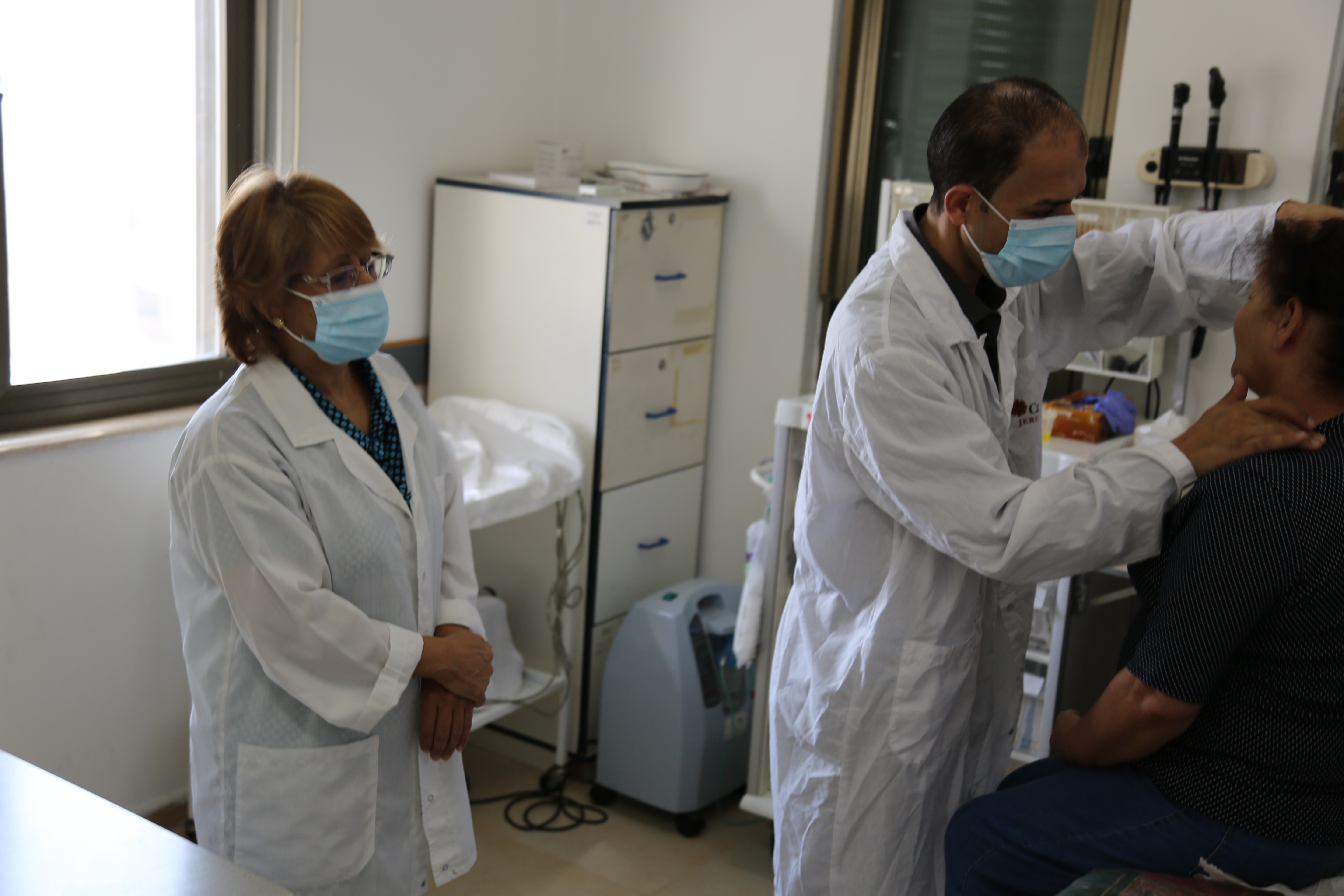  treatment at the Taybeh clinic photo: Caritas Polska