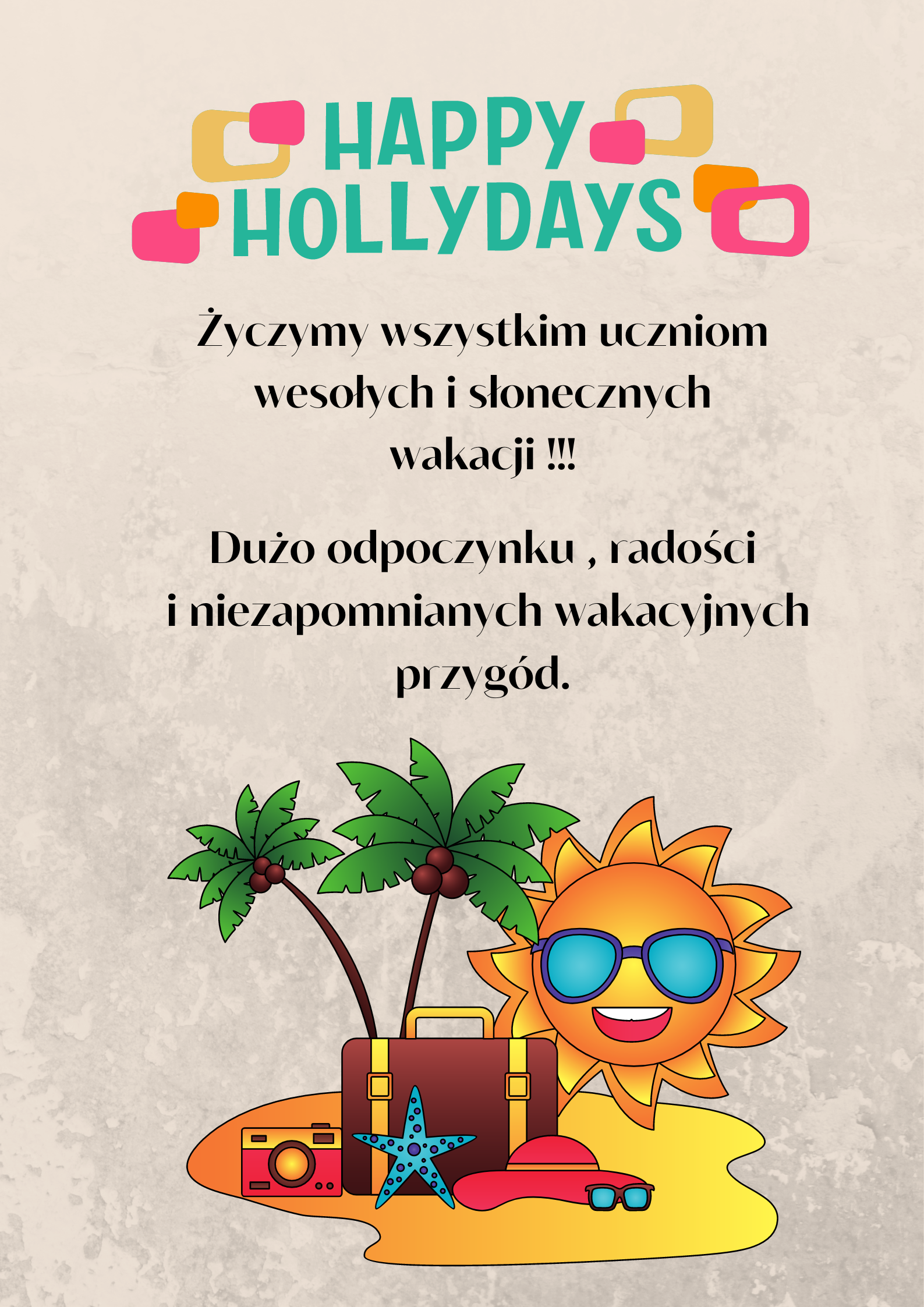 życzenia wakacyjne