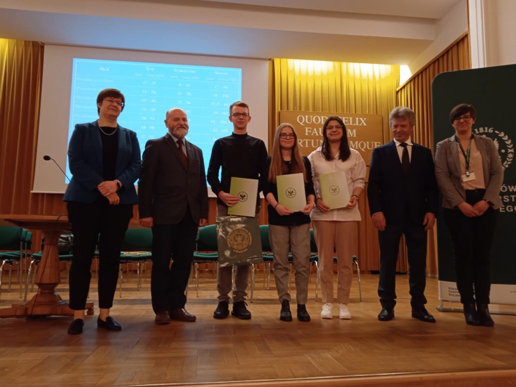 SUKCES NASZYCH UCZNIÓW W OLIMPIADZIE WIEDZY I UMIEJĘTNOŚCI ROLNICZYCH