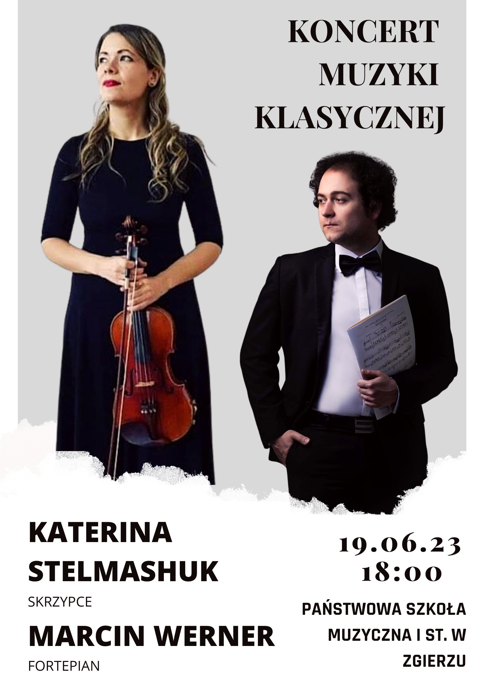 Plakat - koncert muzyki klasycznej