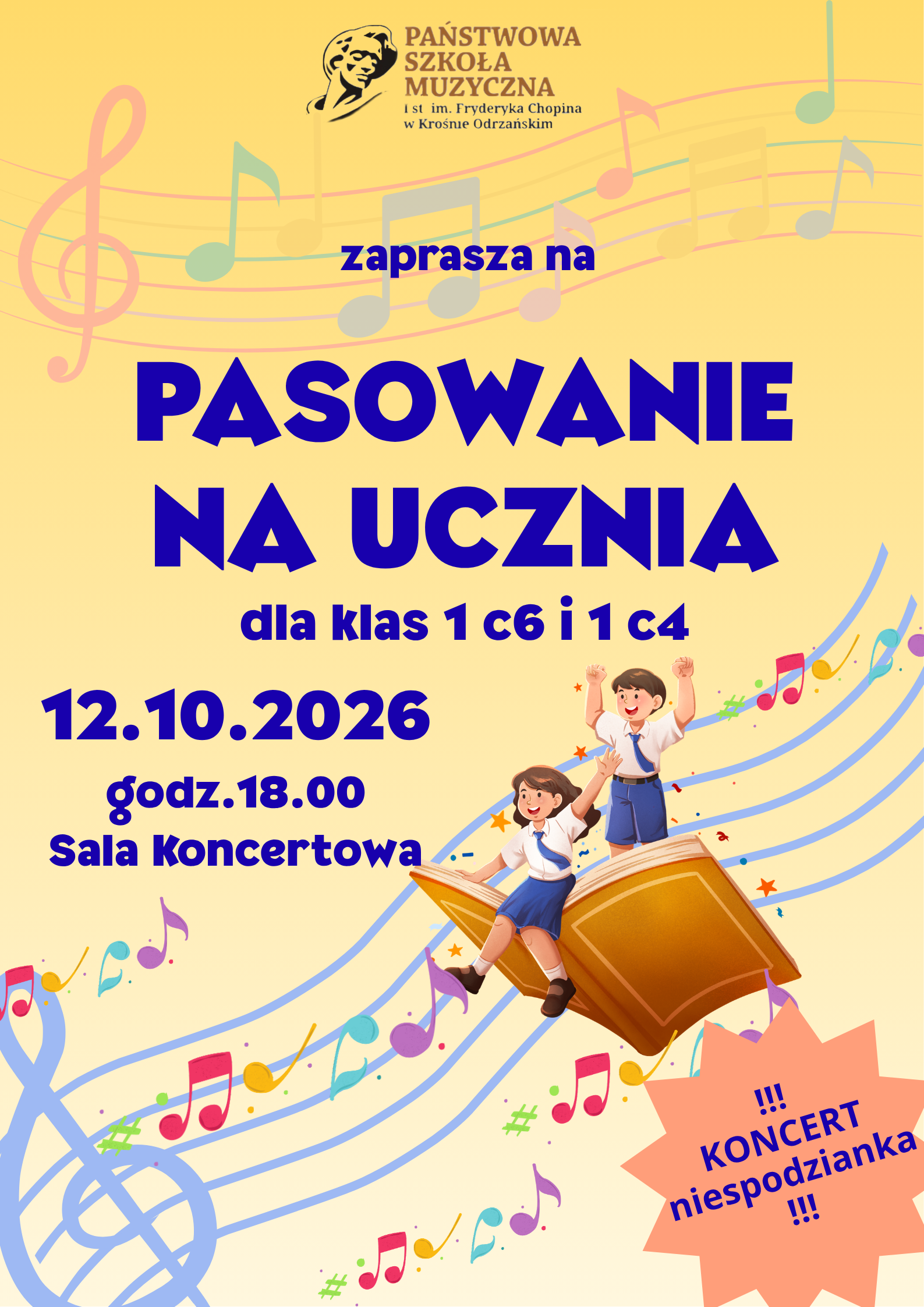 plakat pasowanie