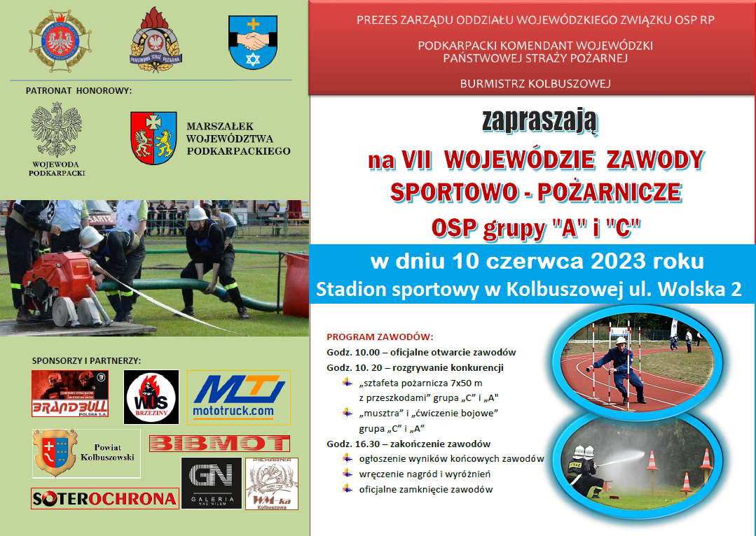 VII Wojewódzkie Zawody Sportowo - Pożarnicze OSP