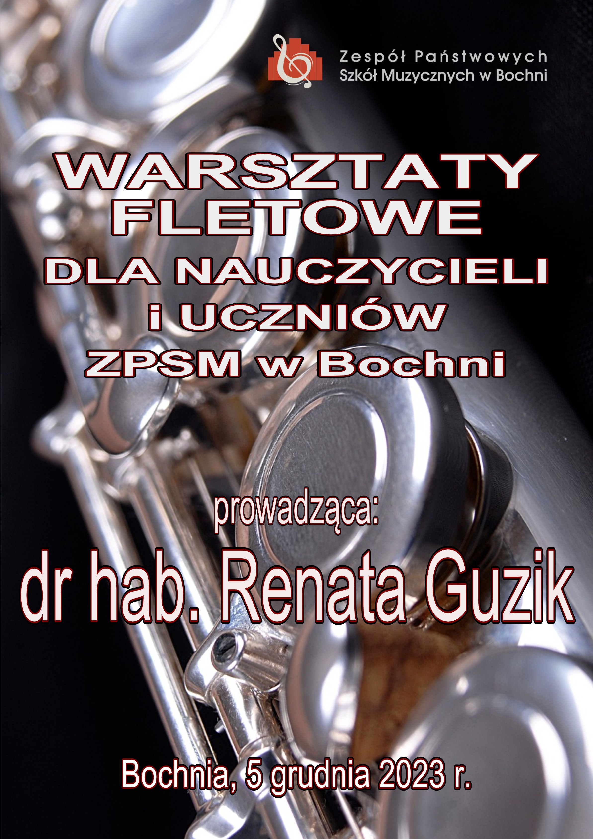 Warsztaty fletowe z panią dr hab. Renatą Guzik 5.12.2023 r.