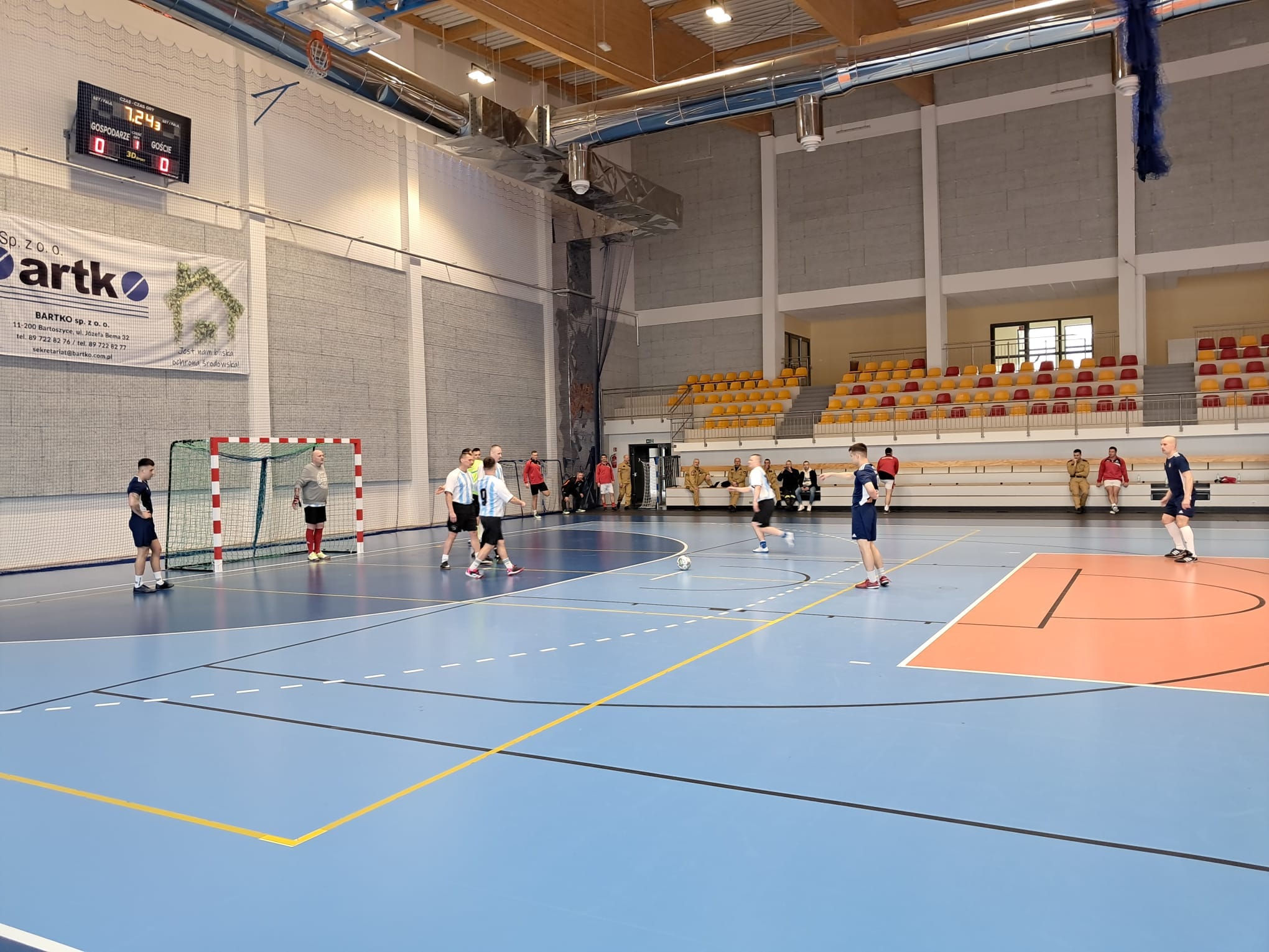 Turniej eliminacyjny do mistrzostw województwa warmińsko - mazurskiego strażaków PSP w futsalu - Bartoszyce