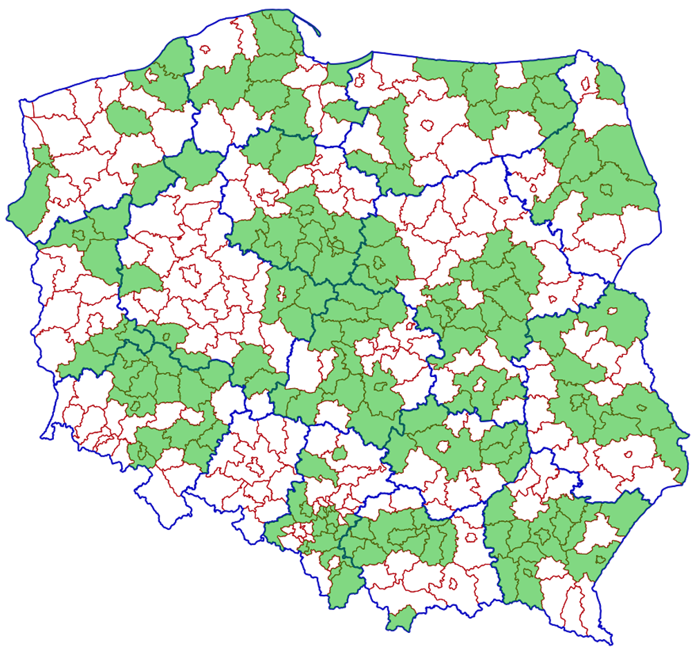 Pierwsza wymiana zawiadomień została uruchomiona 17 grudnia 2020 r. i od tamtej pory wdrożoną funkcjonalnością zostało przesłanych już ponad 667 000 zawiadomień. Aktualnie zawiadomienia elektroniczne odbiera już 169 powiatów przedstawionych na załączonej mapie.