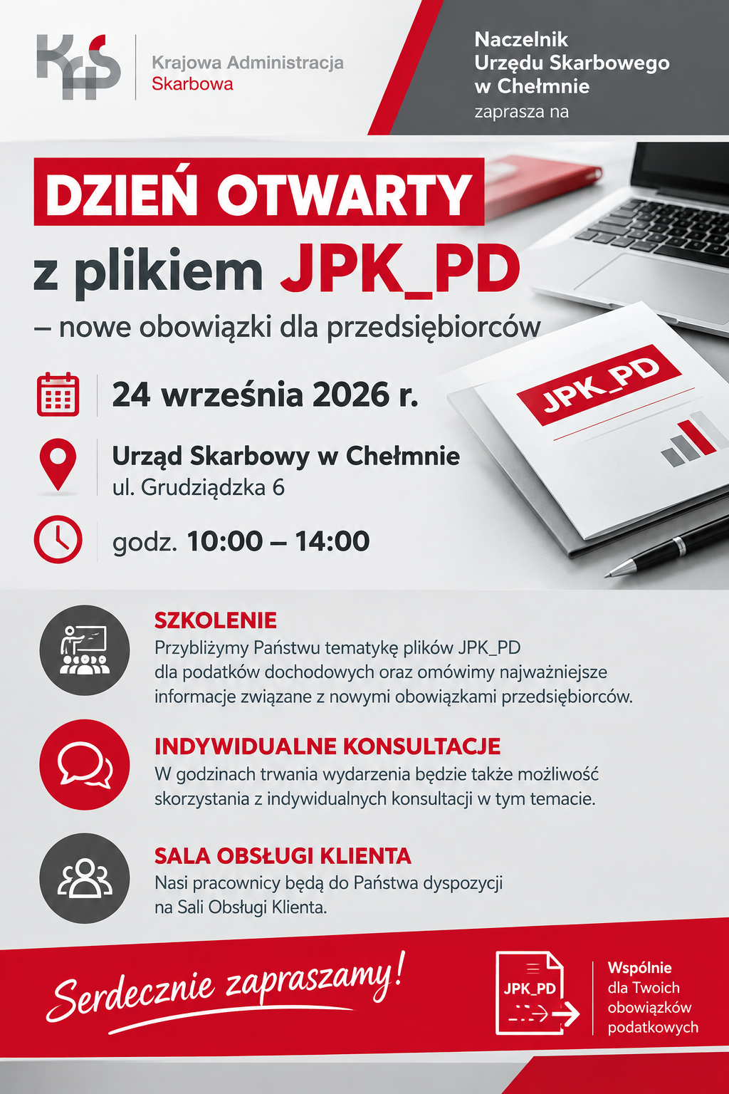 zaproszenie graficzne do US
