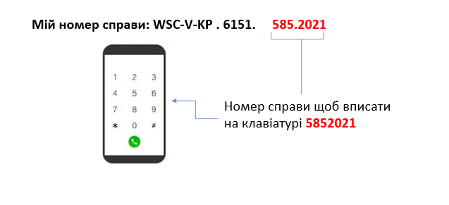 Instrukcja wpisania numeru sprawy UA 