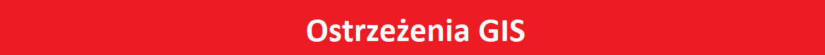 Ostrzeżenia GIS
