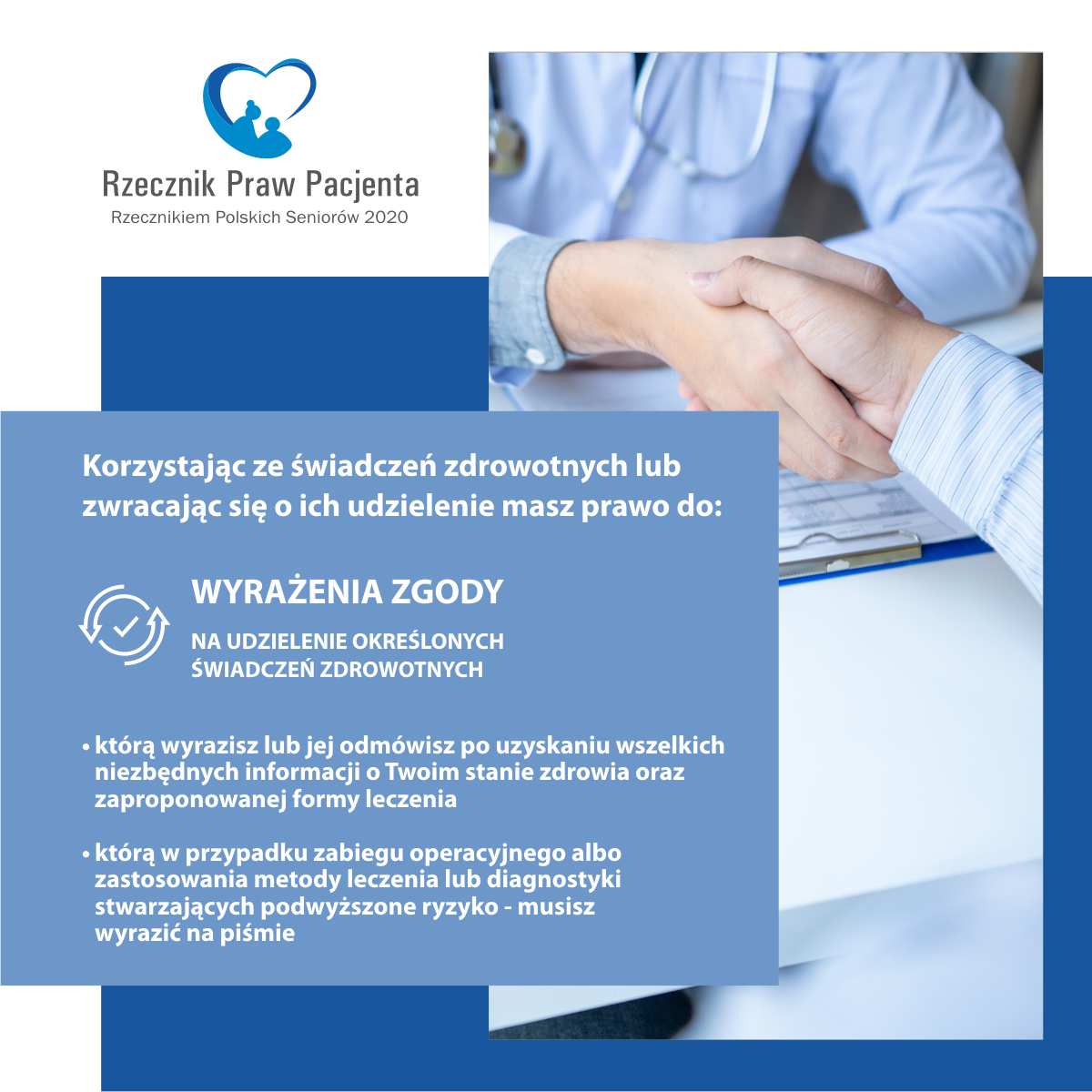 Prawo do wyrażania zgody na udzielenie świadczeń zdrowotnych