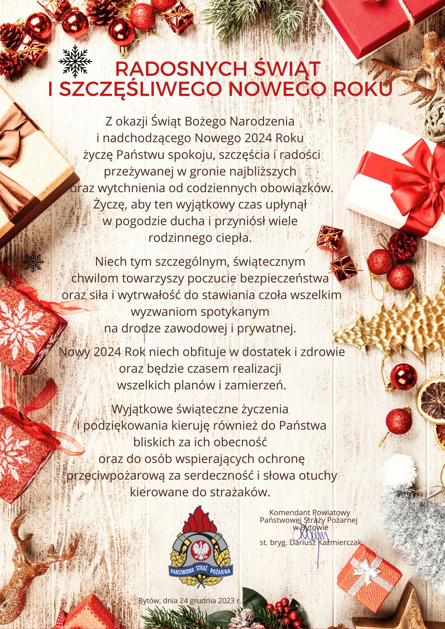 Życzenia Śwąteczne