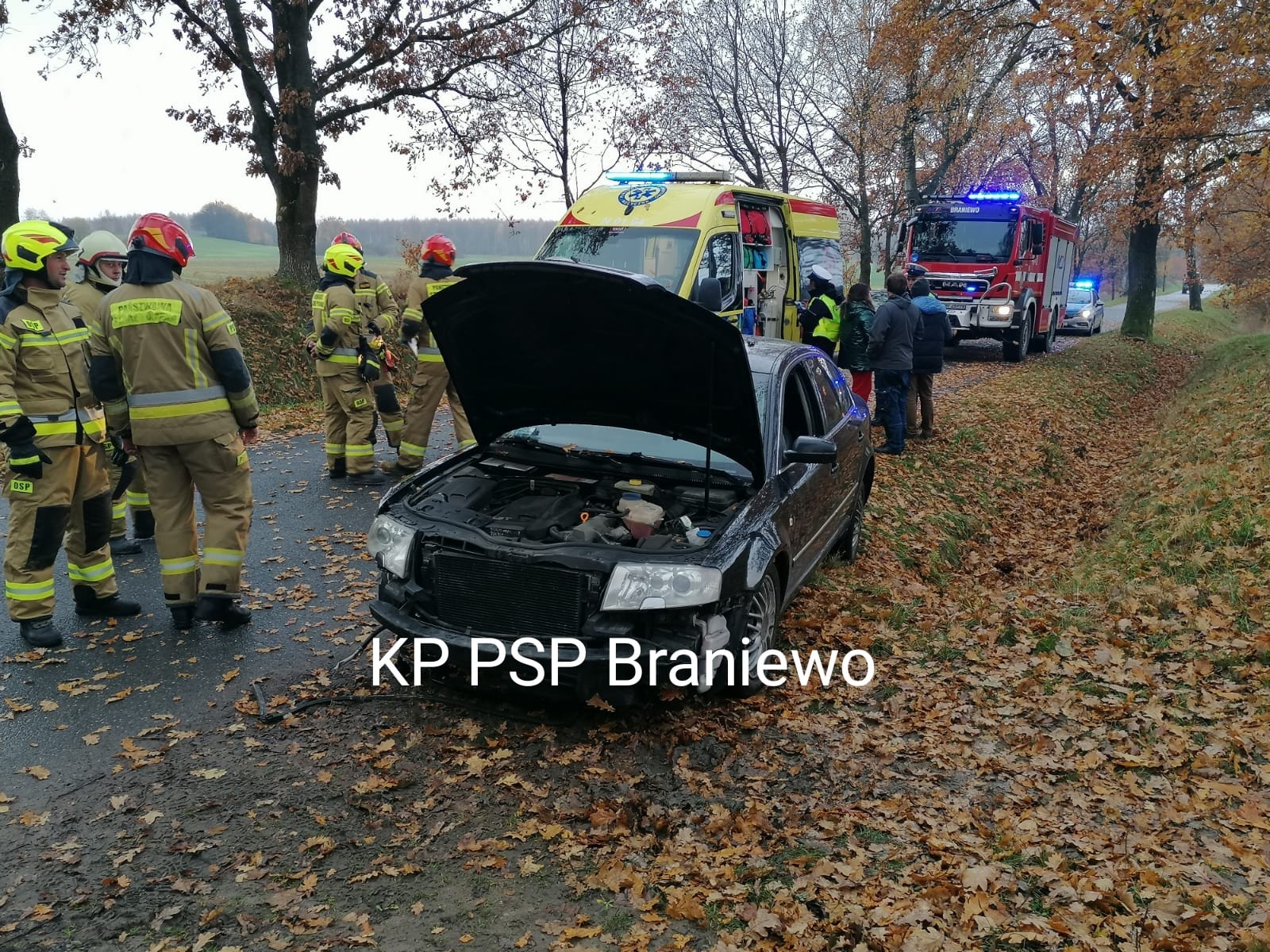 Niedzielne zdarzenie drogowe 