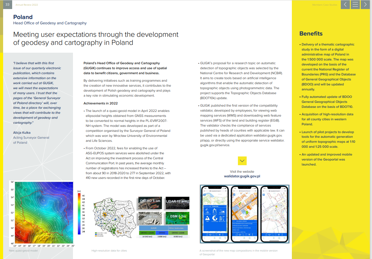 Zdjęcie przedstawia fragment Annual Review 2022 r.