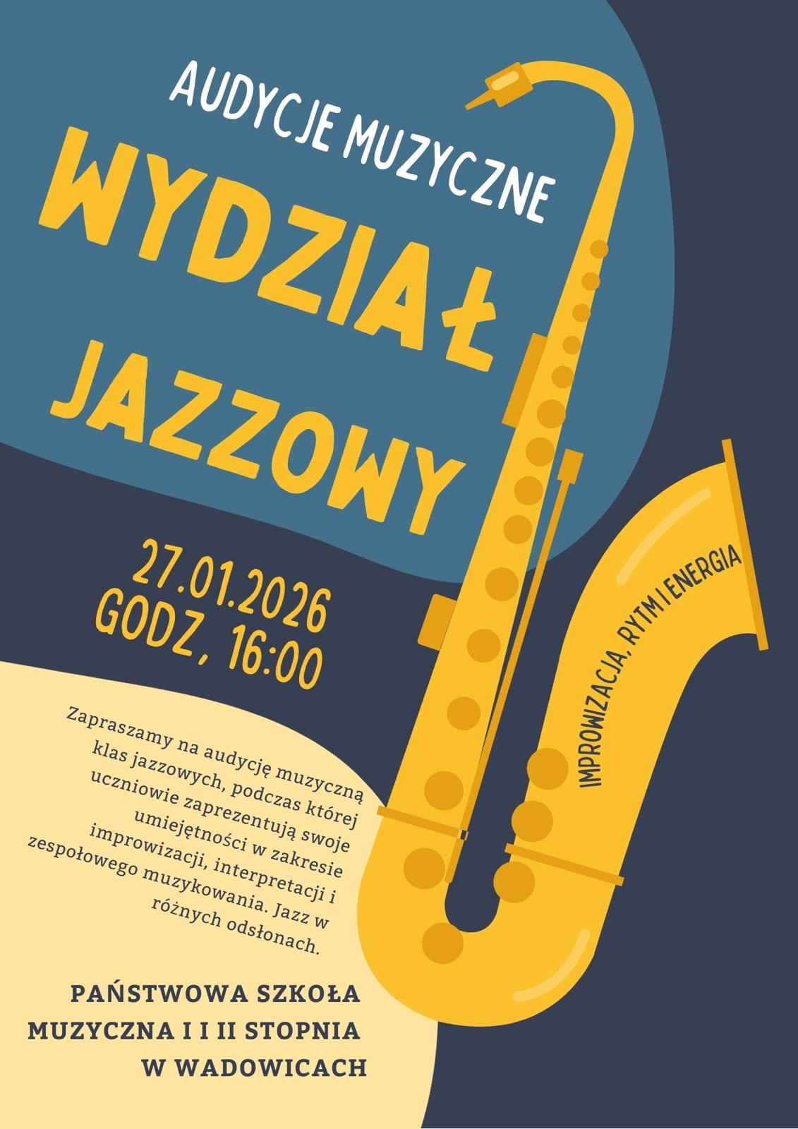 Audycja klas wydziału jazzowego 27.01.2026