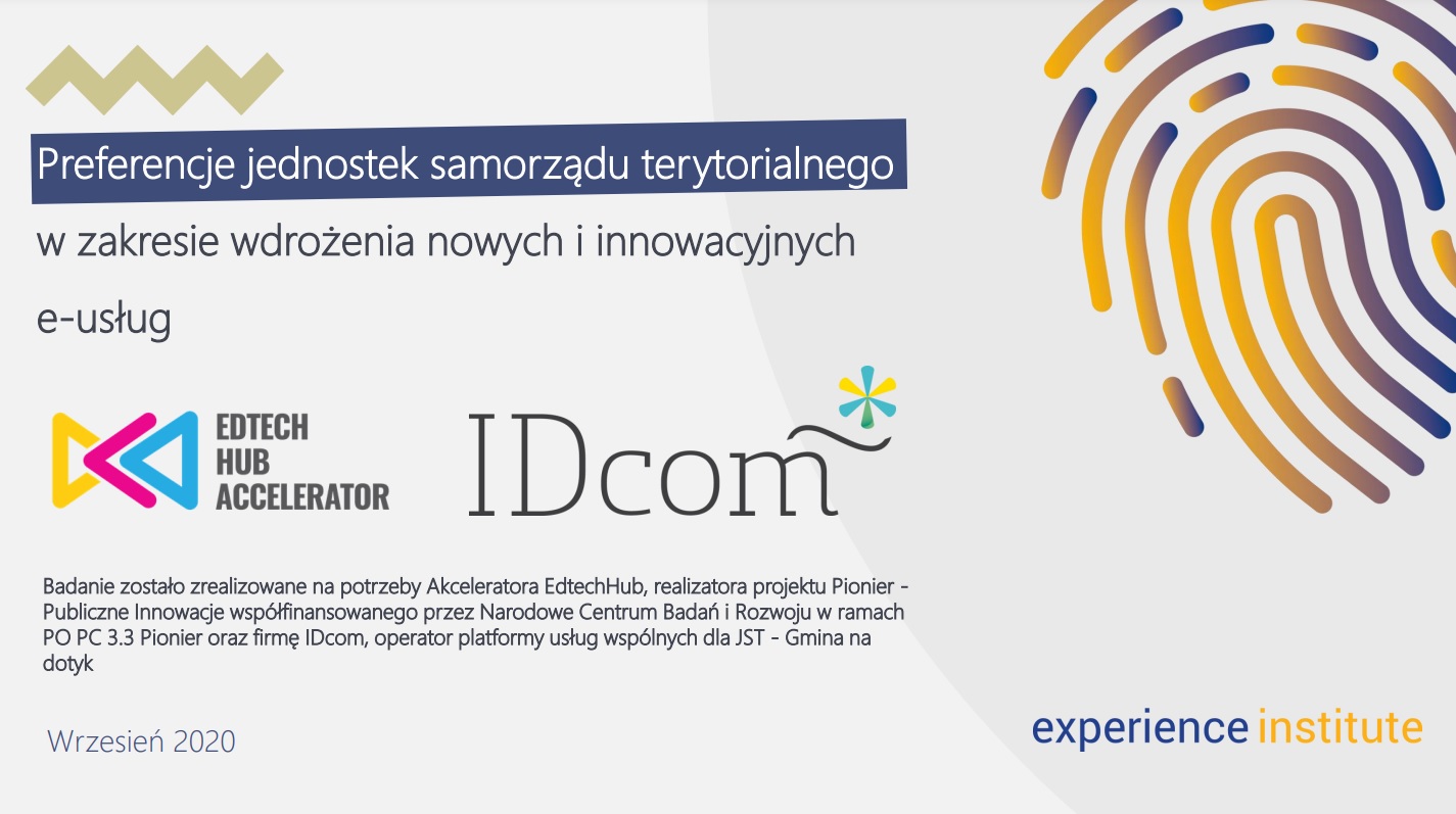 Preferencje jednostek samorządu terytorialnego w zakresie wdrożenia nowych i innowacyjnych e-usług