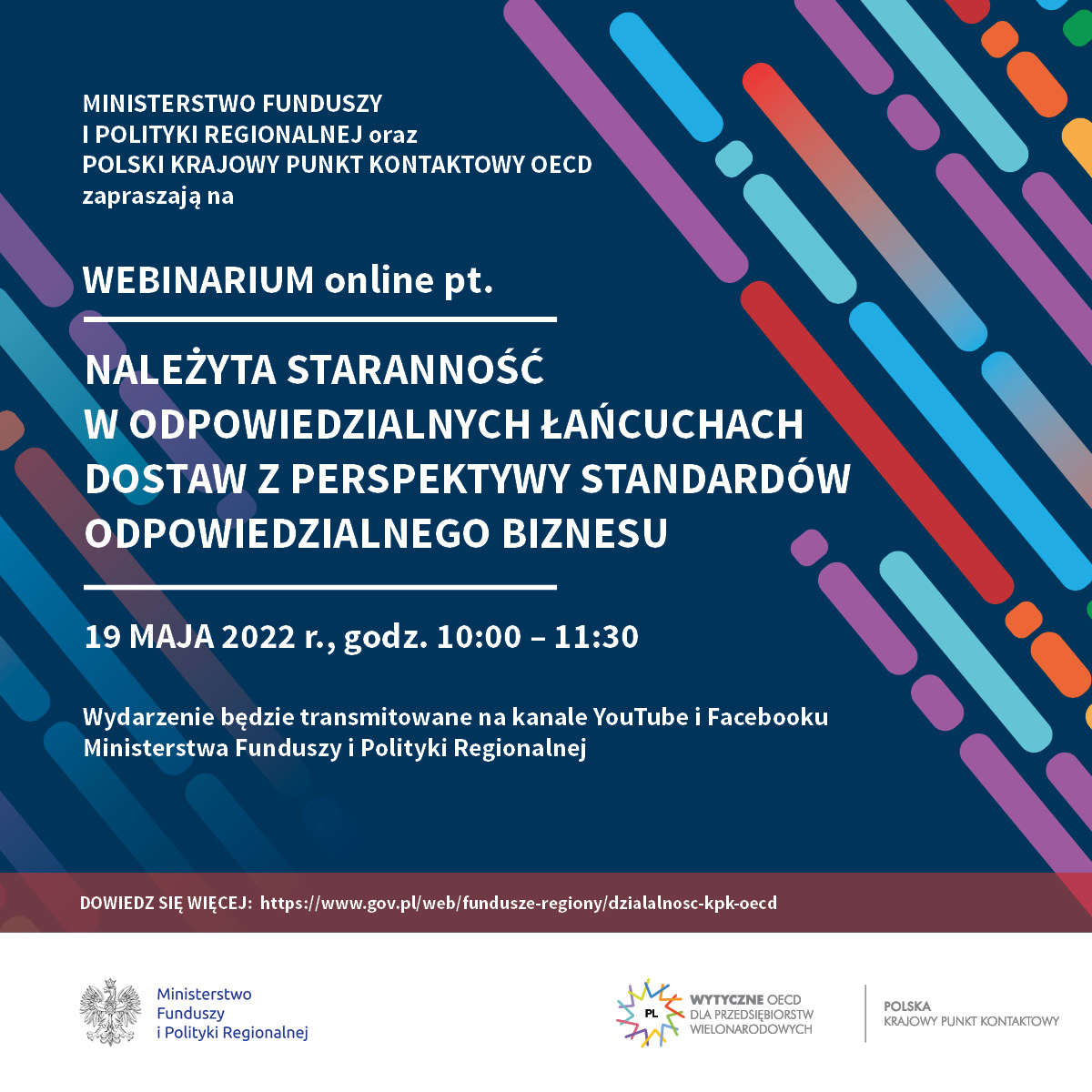 zaproszenie na webinarium należyta staranność biznesu