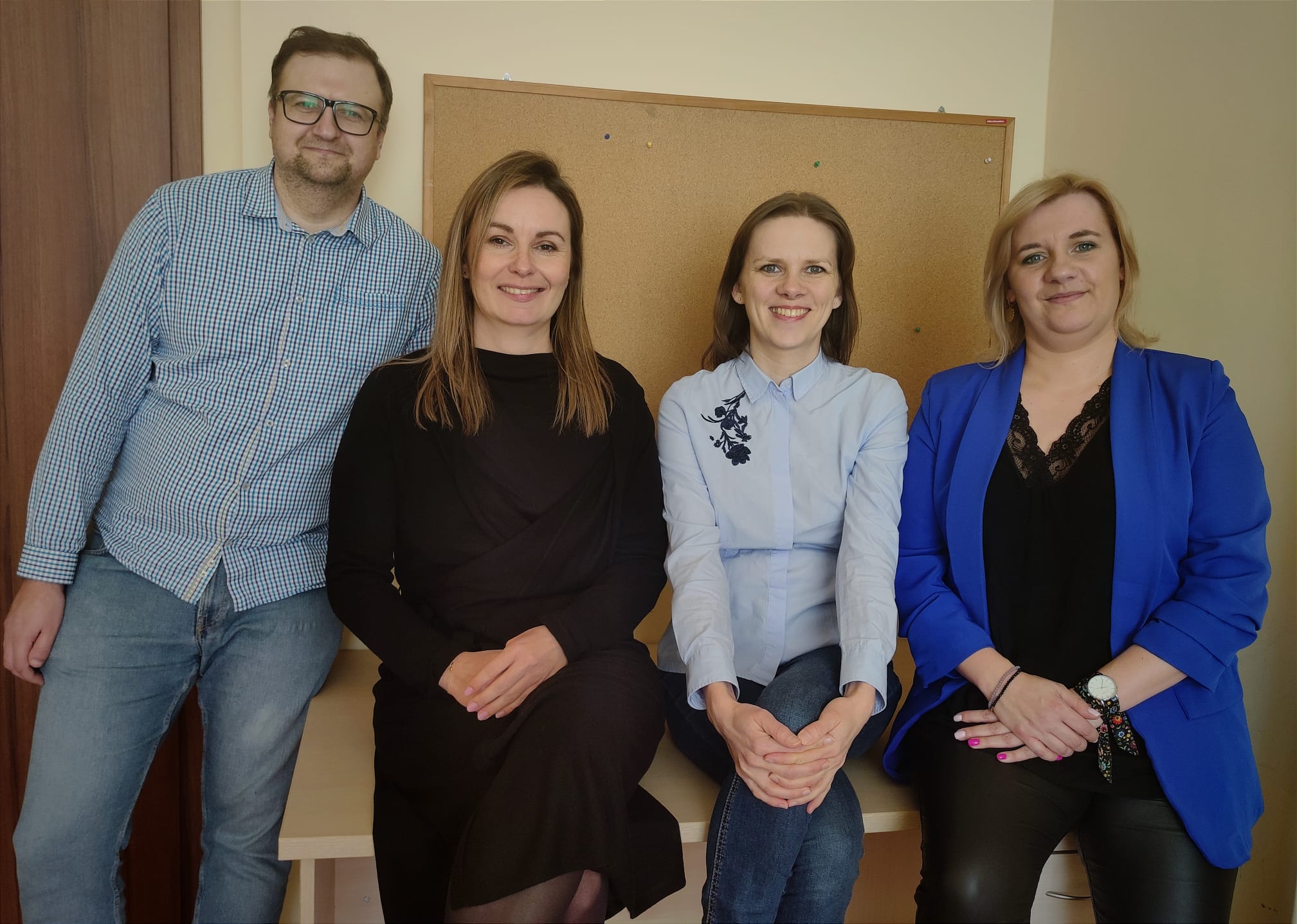 Zespół realizujący projekt „Zintegrowany UMCS” – Mirosław Kloc, Karolina Sokolińska, Małgorzata Wadowska-Kolendo, Justyna Narodowiec