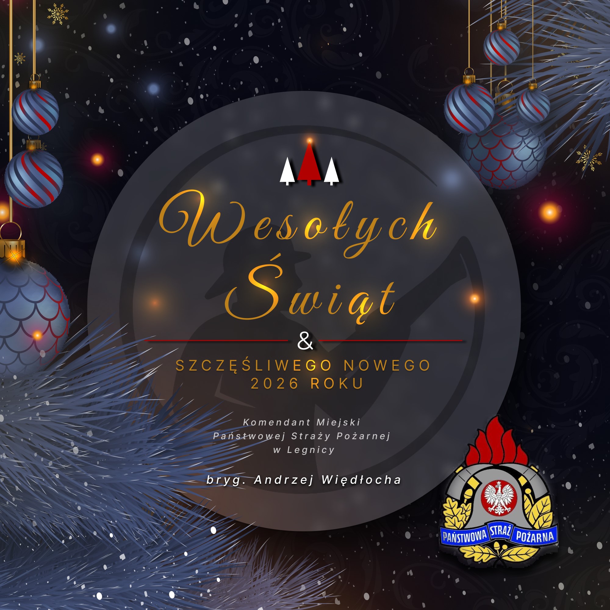 Życzenia Świąteczne KM PSP Legnica