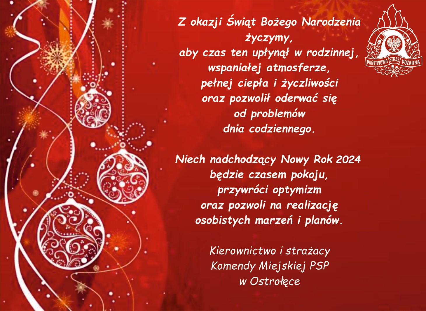 Życzenia Bożonarodzeniowe