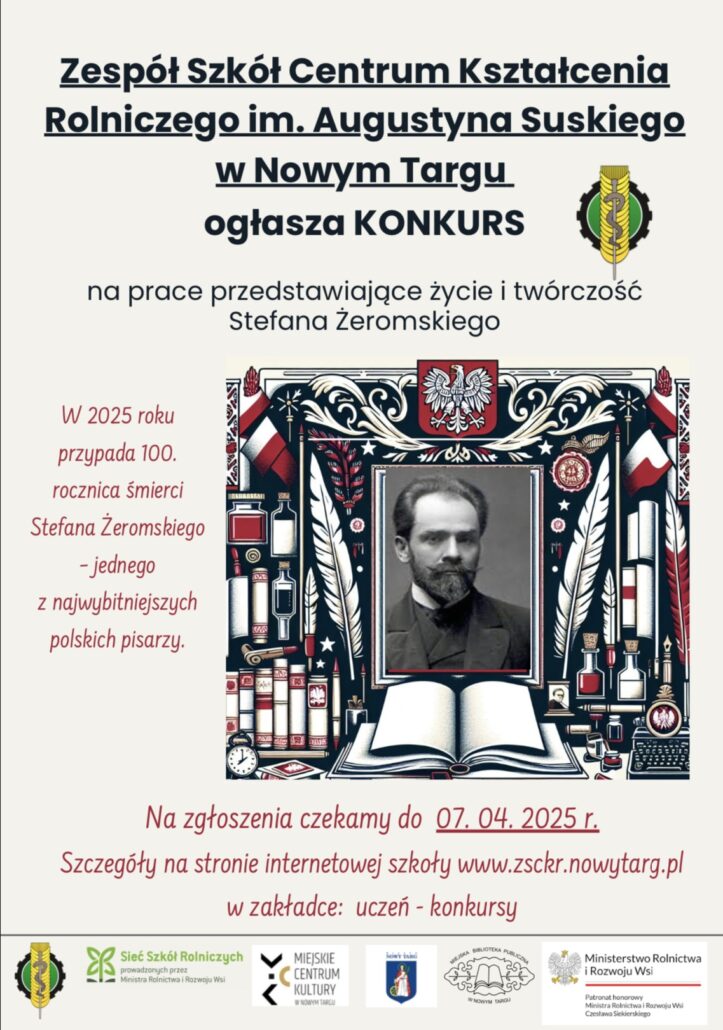 KONKURS „Życie i twórczość Stefana Żeromskiego”