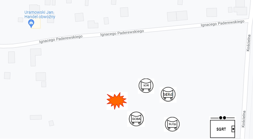 Szkic terenu ćwiczeń