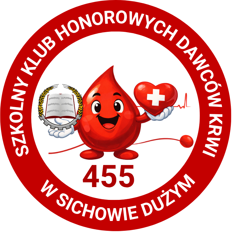 logo Szkolnego Klubu Honorowych Krwiodawców