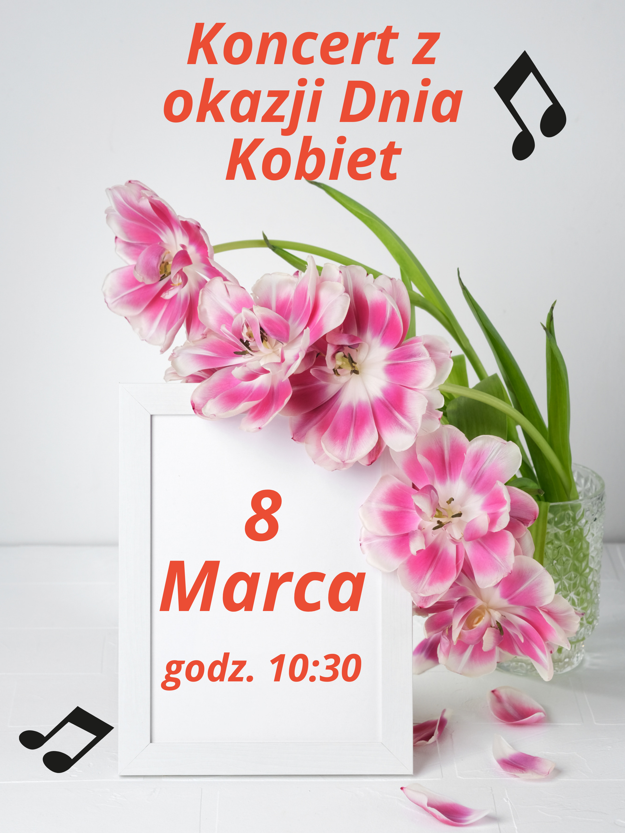 Plakat - Koncert z okazji Dnia Kobiet
