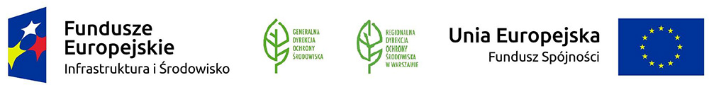 Fundusze Europejskie, GDOŚ, RDOŚ, UE - loga