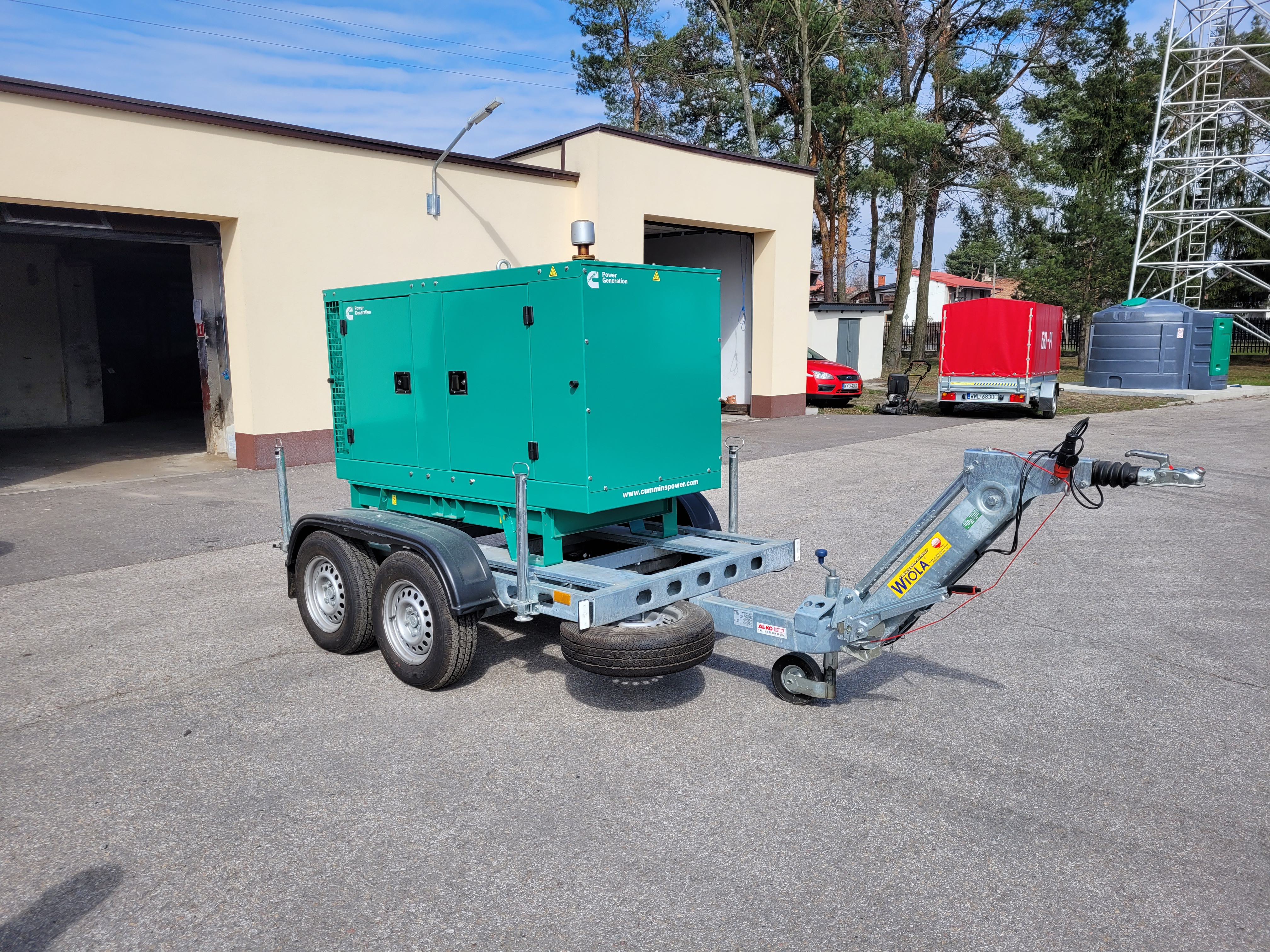 Przyczepa prądotwórcza Wiola 22 kW
