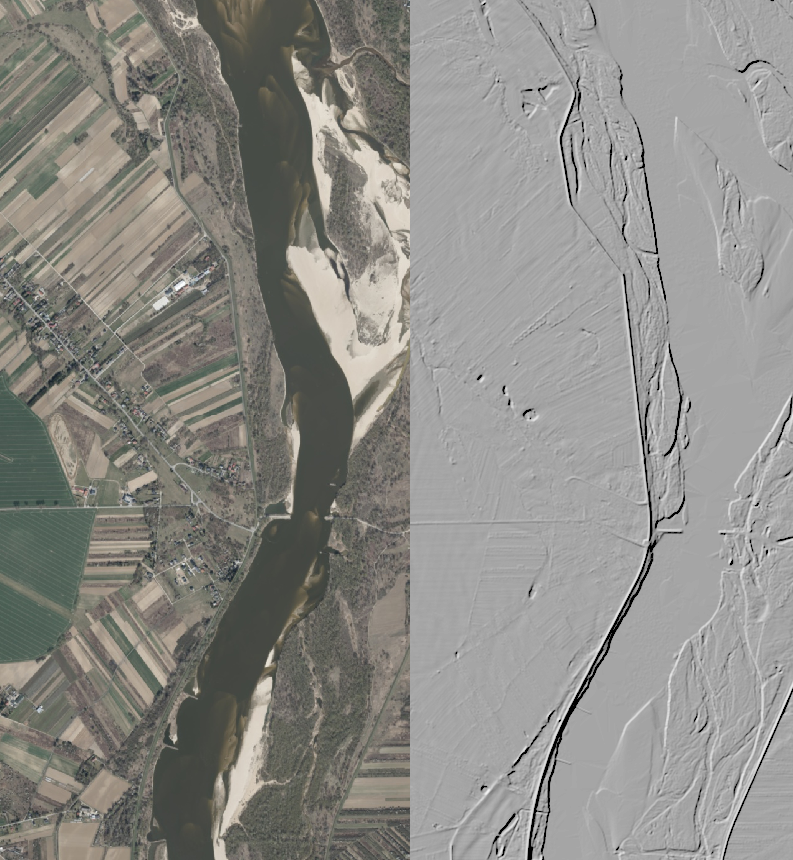 Ilustracja przedstawia dane fotogrametryczne