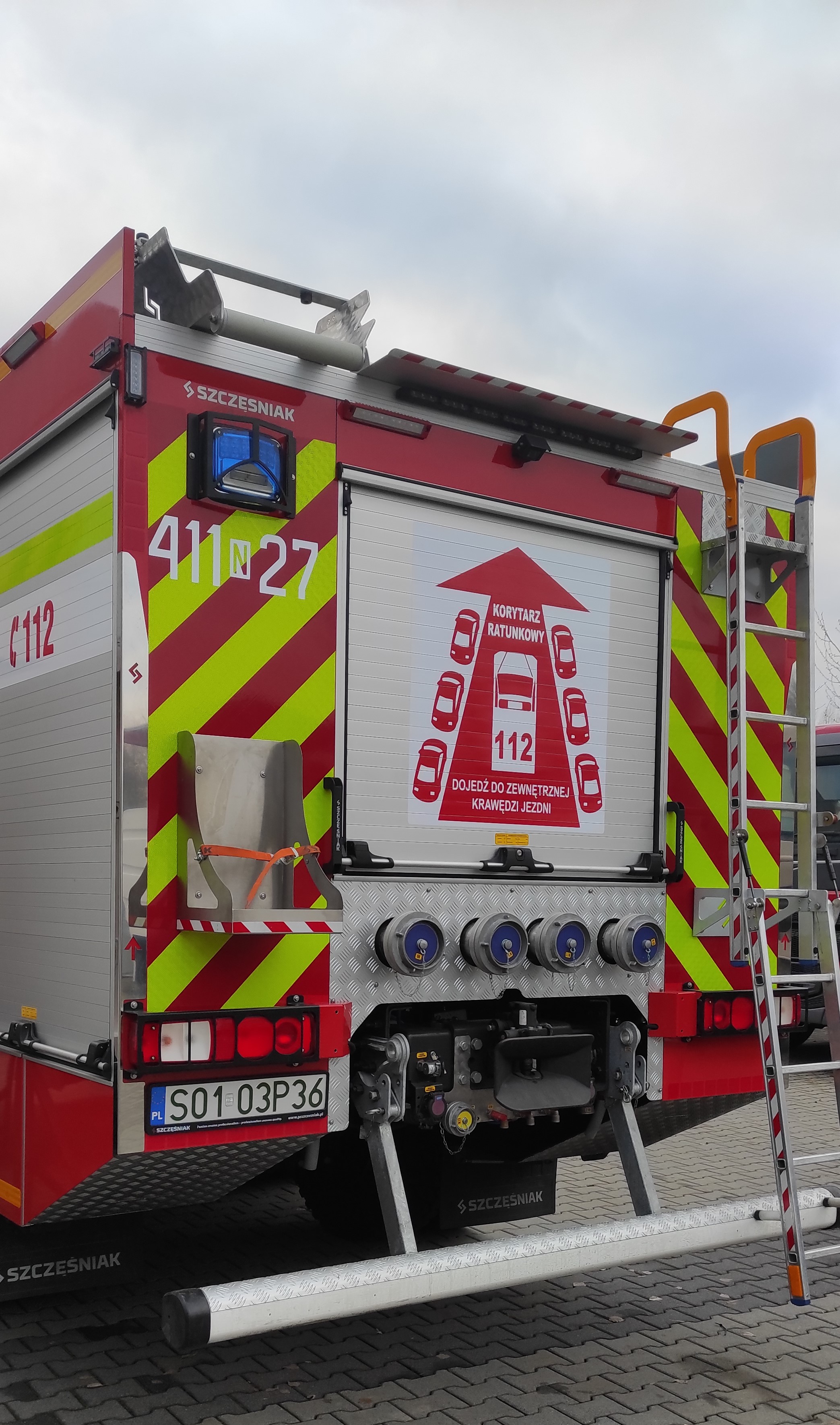 Nowy ciężki samochód ratowniczo – gaśniczy 