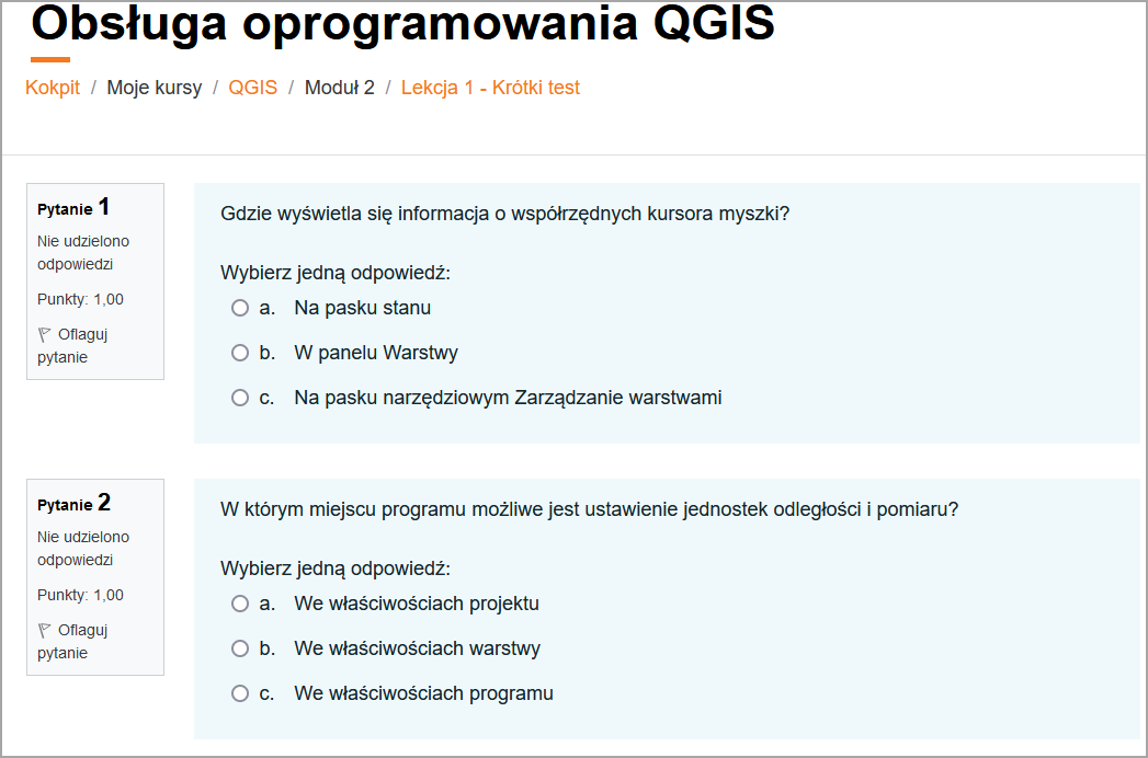 Fragment testu. Moduł 2. Lekcja 1.