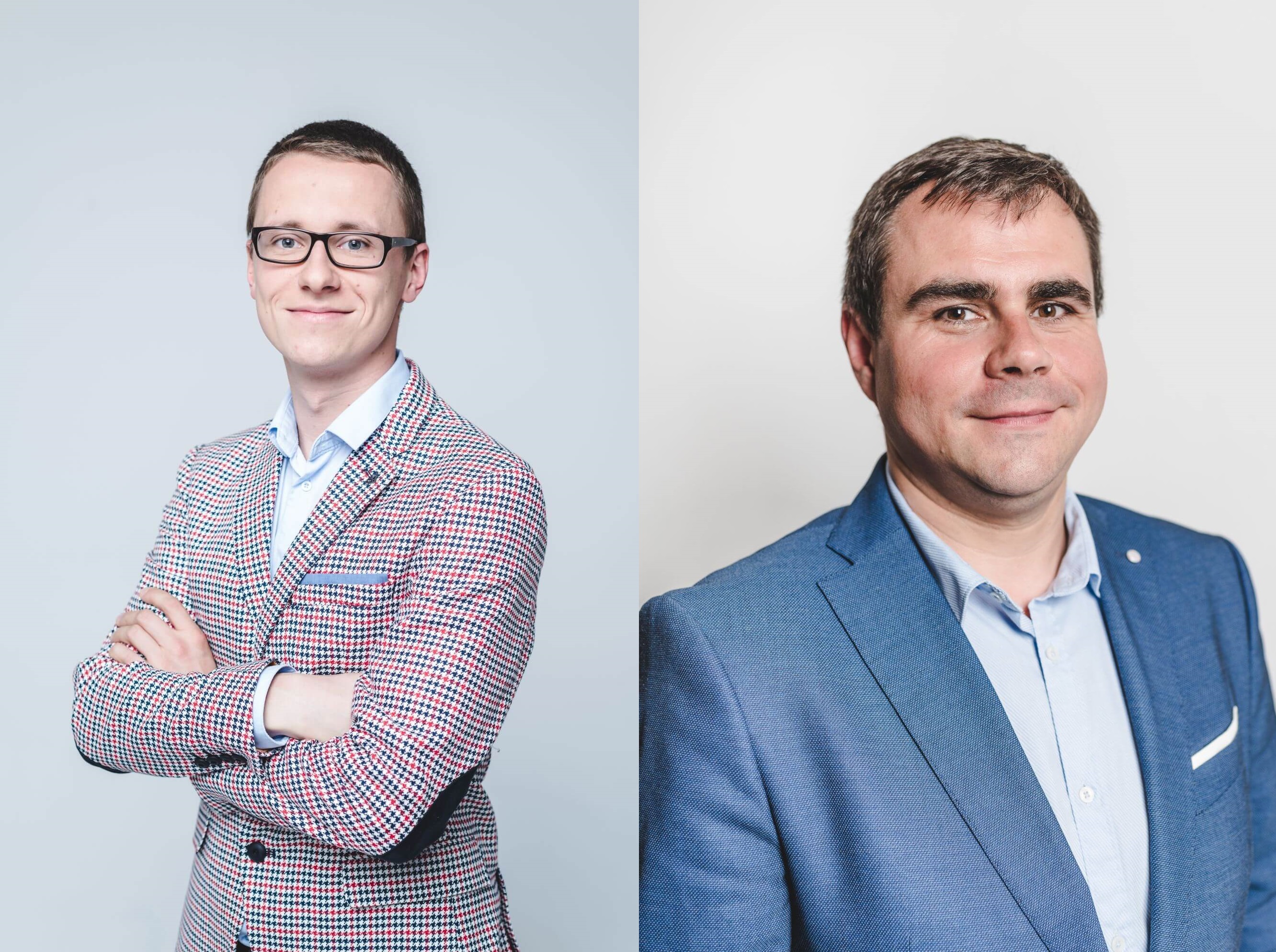 Wiktor Warchałowski, co-founder, CEO of Airly, and assistant professor Piotr A. Kowalski, expert in machine learning and coordinator of the data analysis department