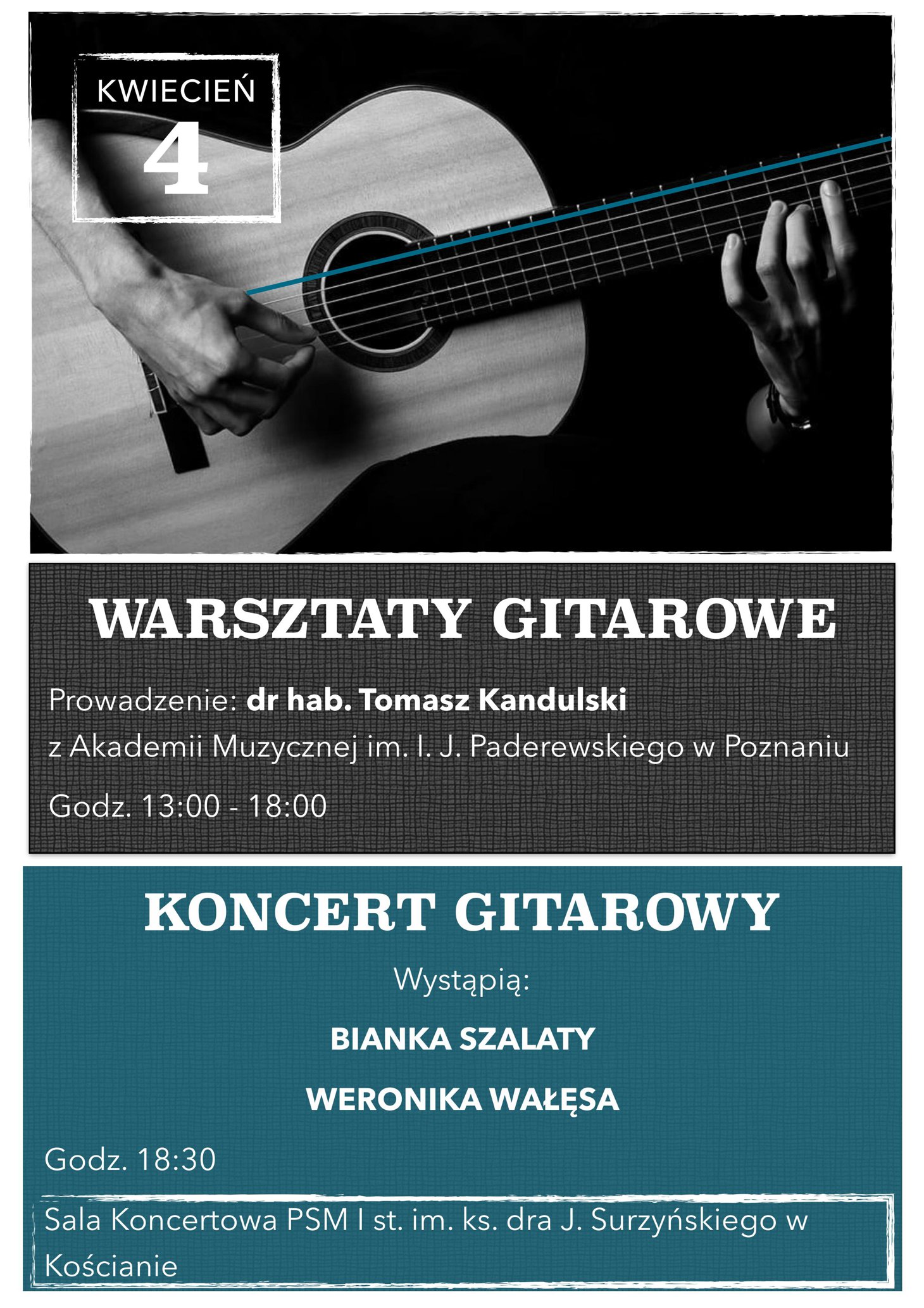 Warsztaty i koncert gitarowy