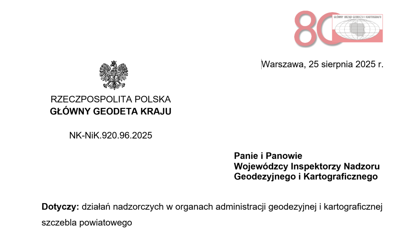 Grafika pismo nadzorcze