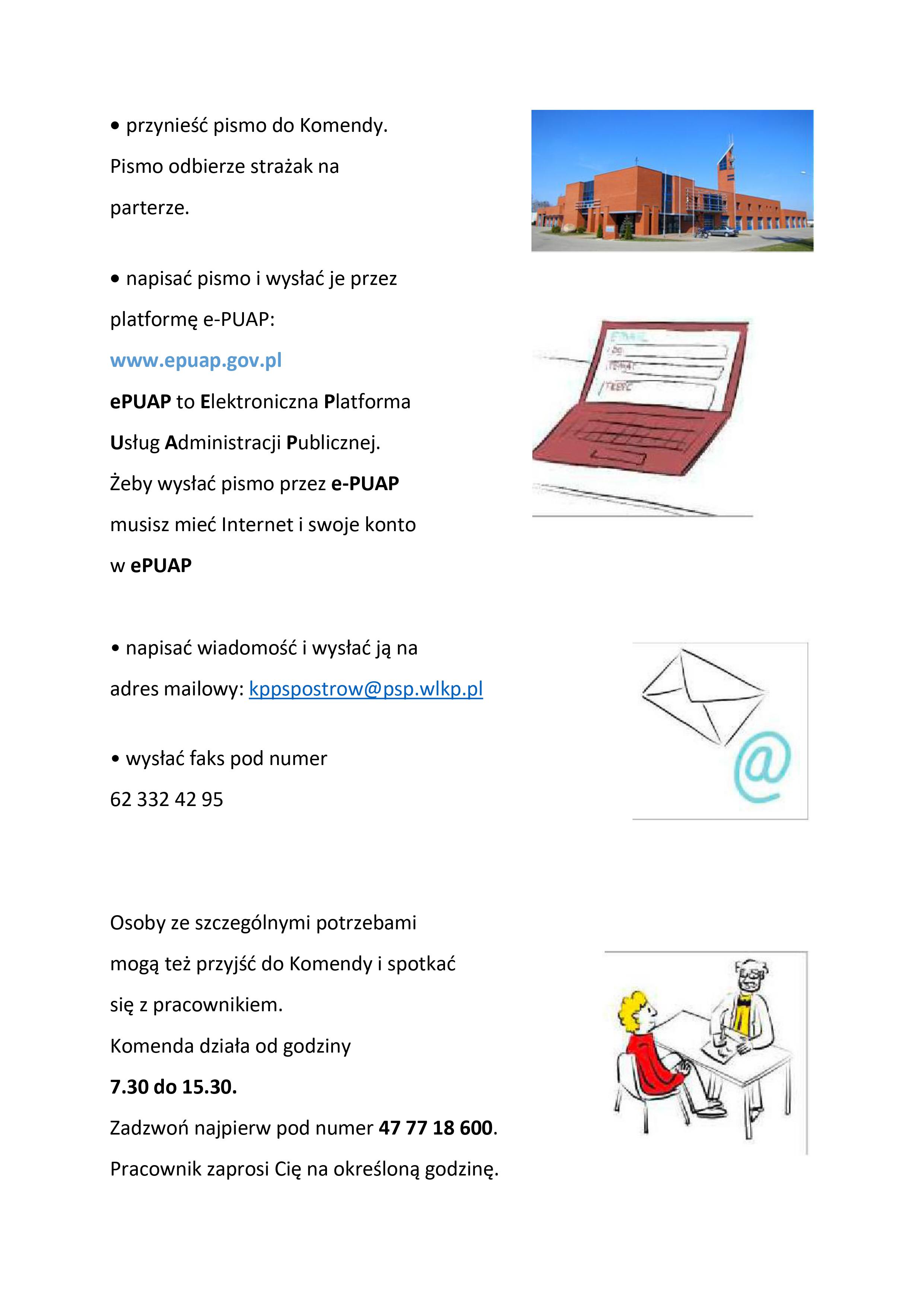 O komendzie, straży pożarnej i więcej - dla osoby z niepełnosprawnością intelektualną - wersja ETR