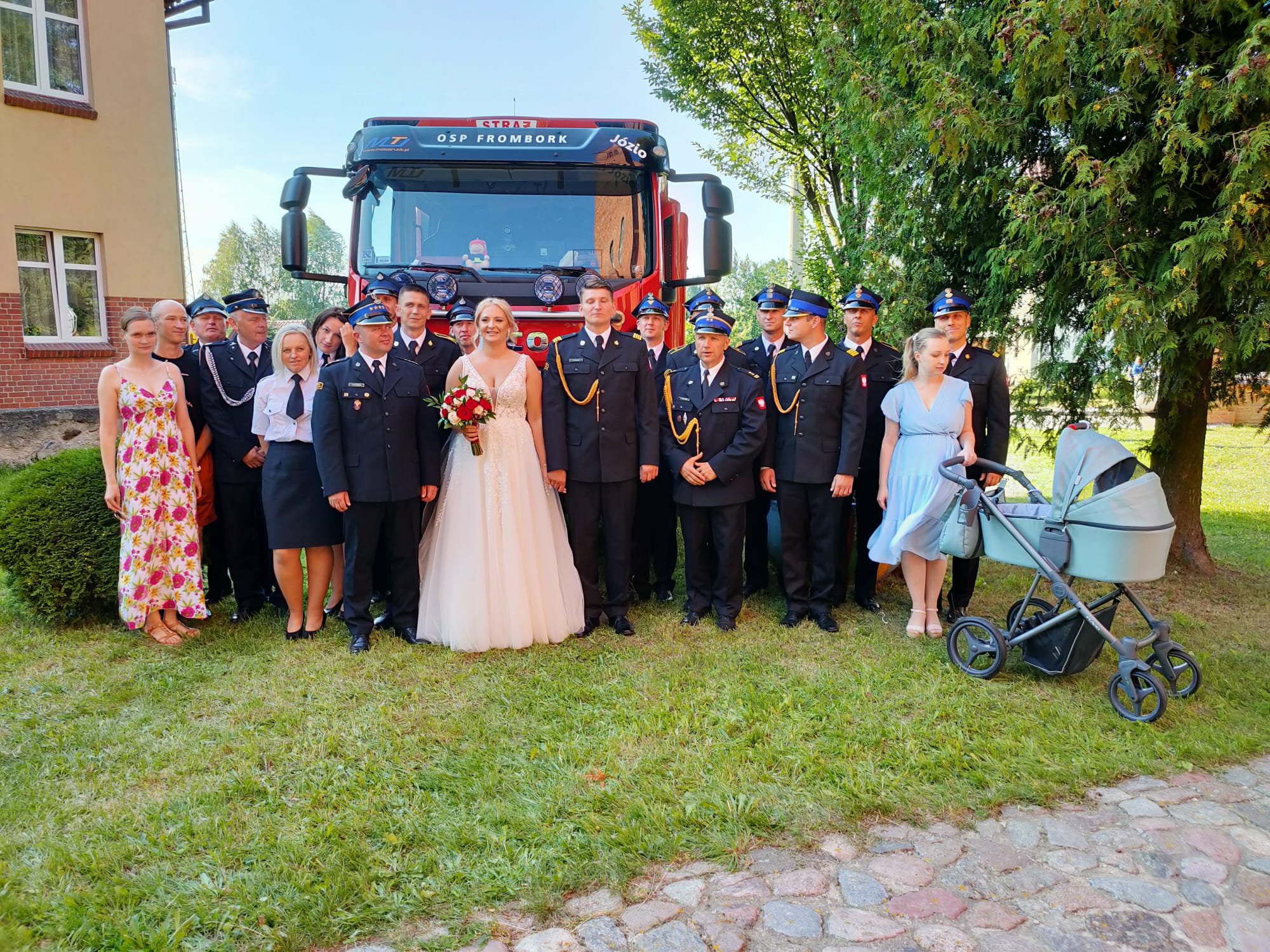Ślub strażaka Państwowej Straży Pożarnej 