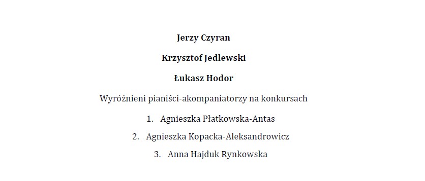 Osiągnięcia uczniów I i II semestrze 2022/2023 w konkursach: