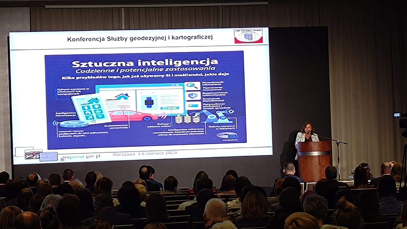 Zdjęcie przedstawia p.o. GGK Alicję Kulkę