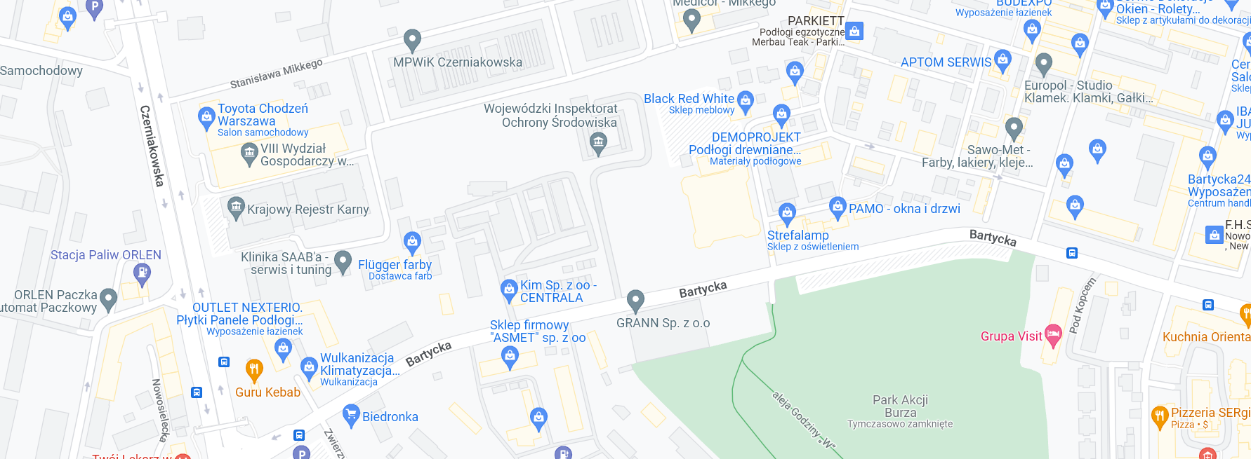 Mapa topograficzna WIOŚ