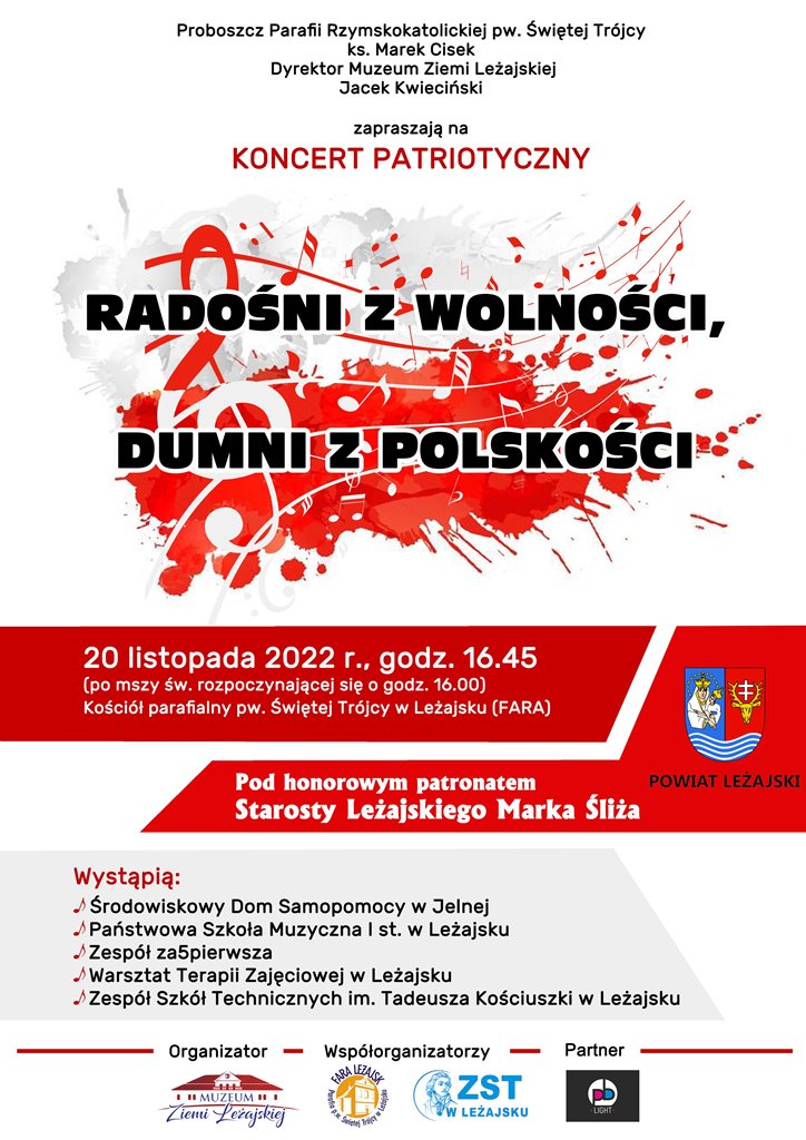 Plakat Koncertu Patriotycznego