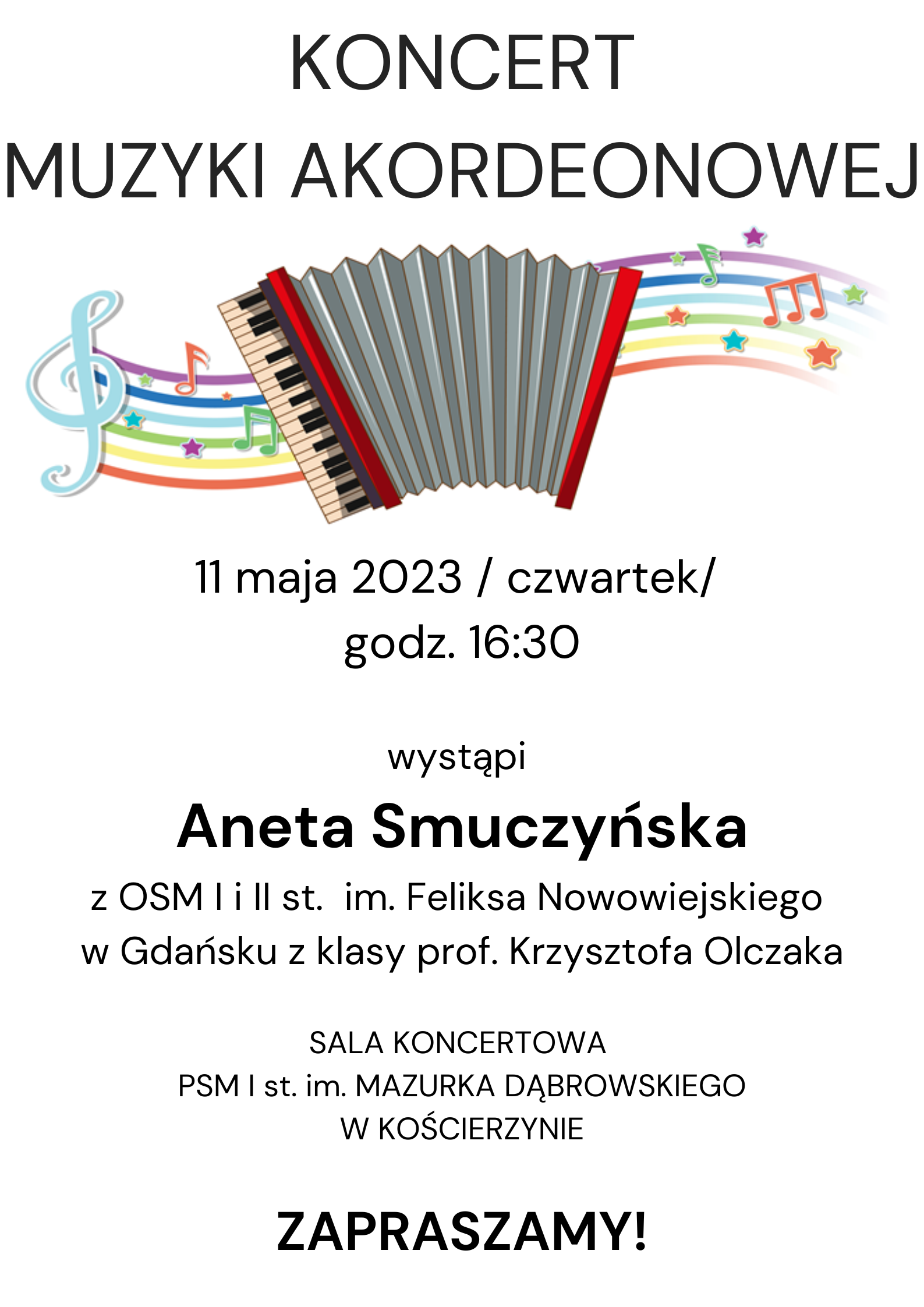 Koncert muzyki akordeonowej