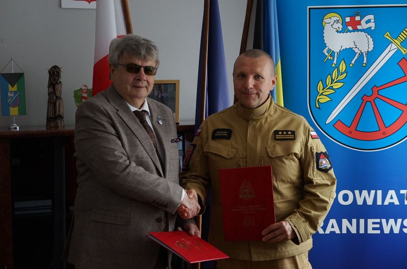 Kolejne wsparcie Władz Powiatu Braniewskiego na rzecz Państwowej Straży Pożarnej