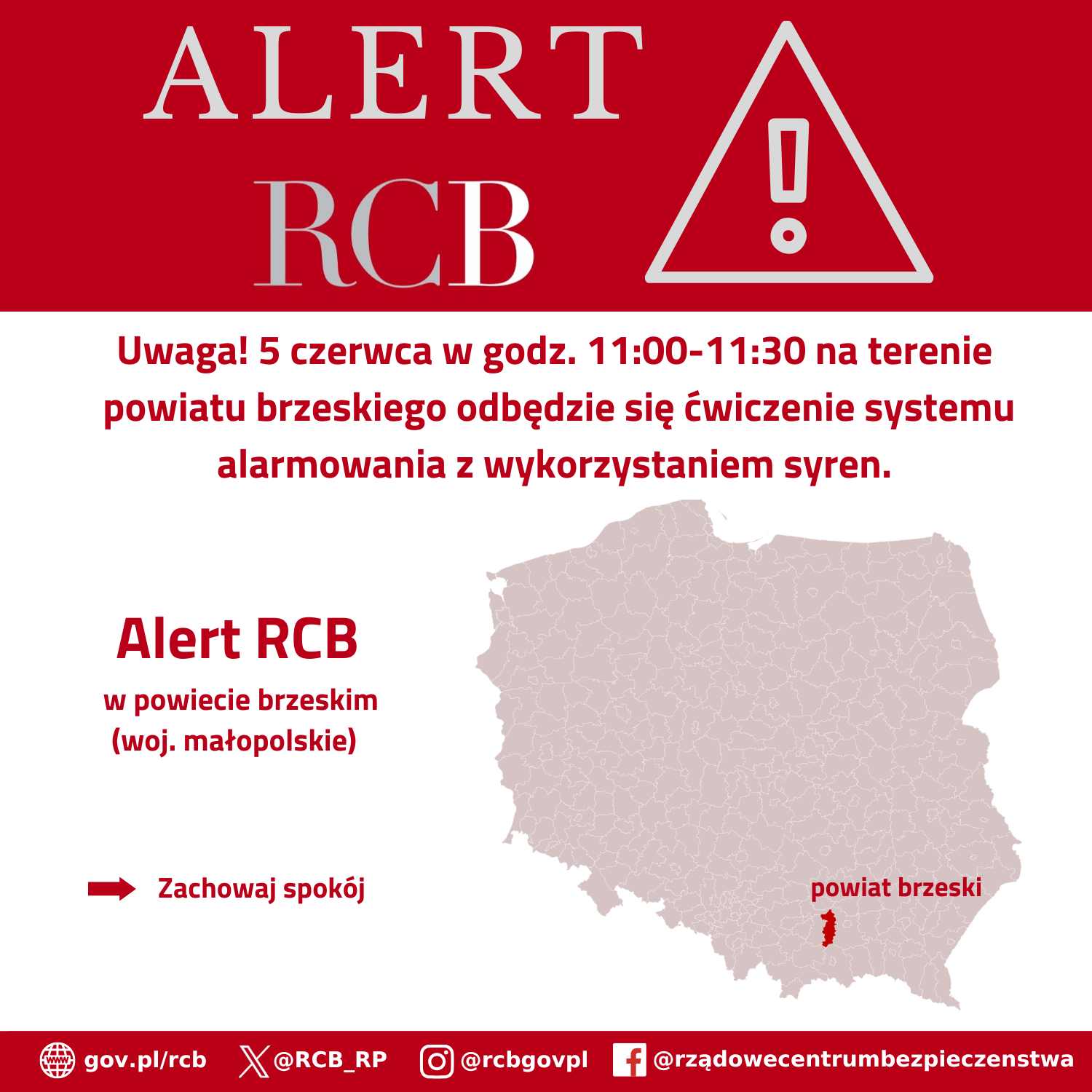 Alert RCB 5 czerwca