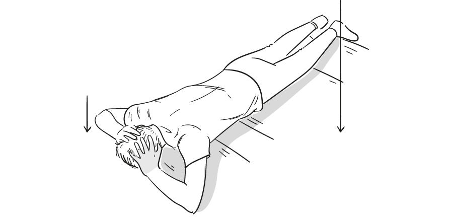 Leżenie twarzą w dół