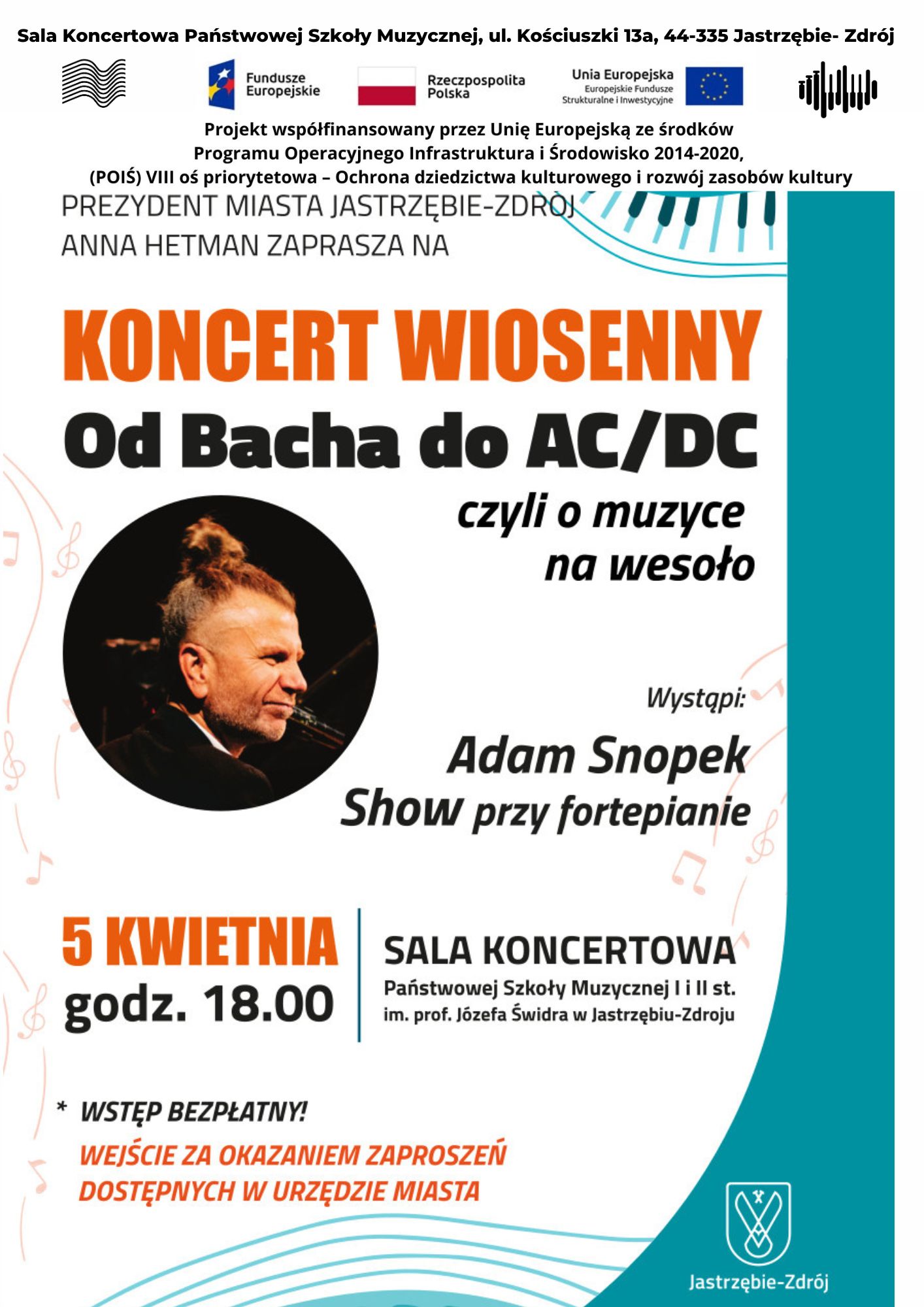 Plakat na Koncert Od Bacha do AC/DC.