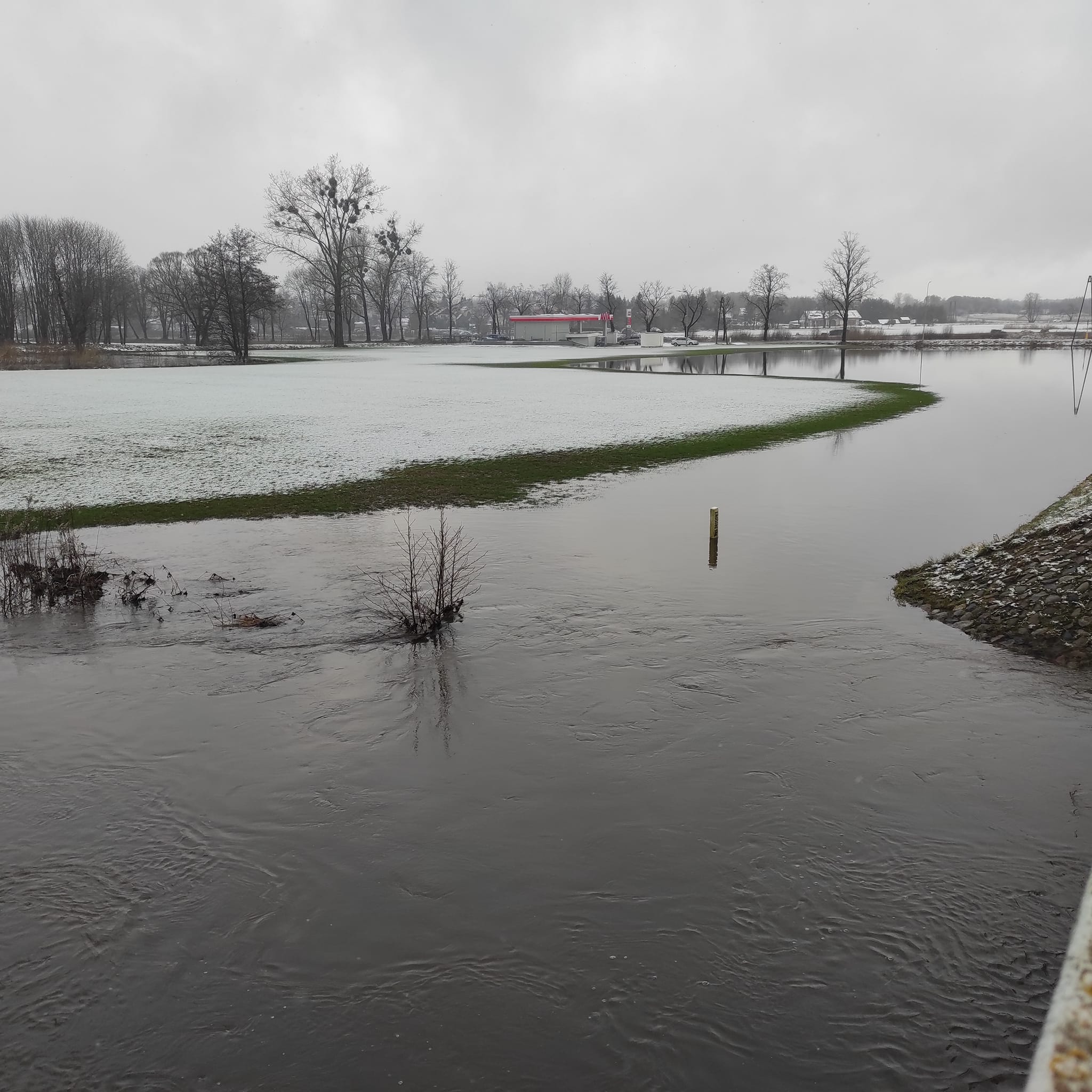 Podtopienia w wyniku roztopów śniegu – pow. Braniewski