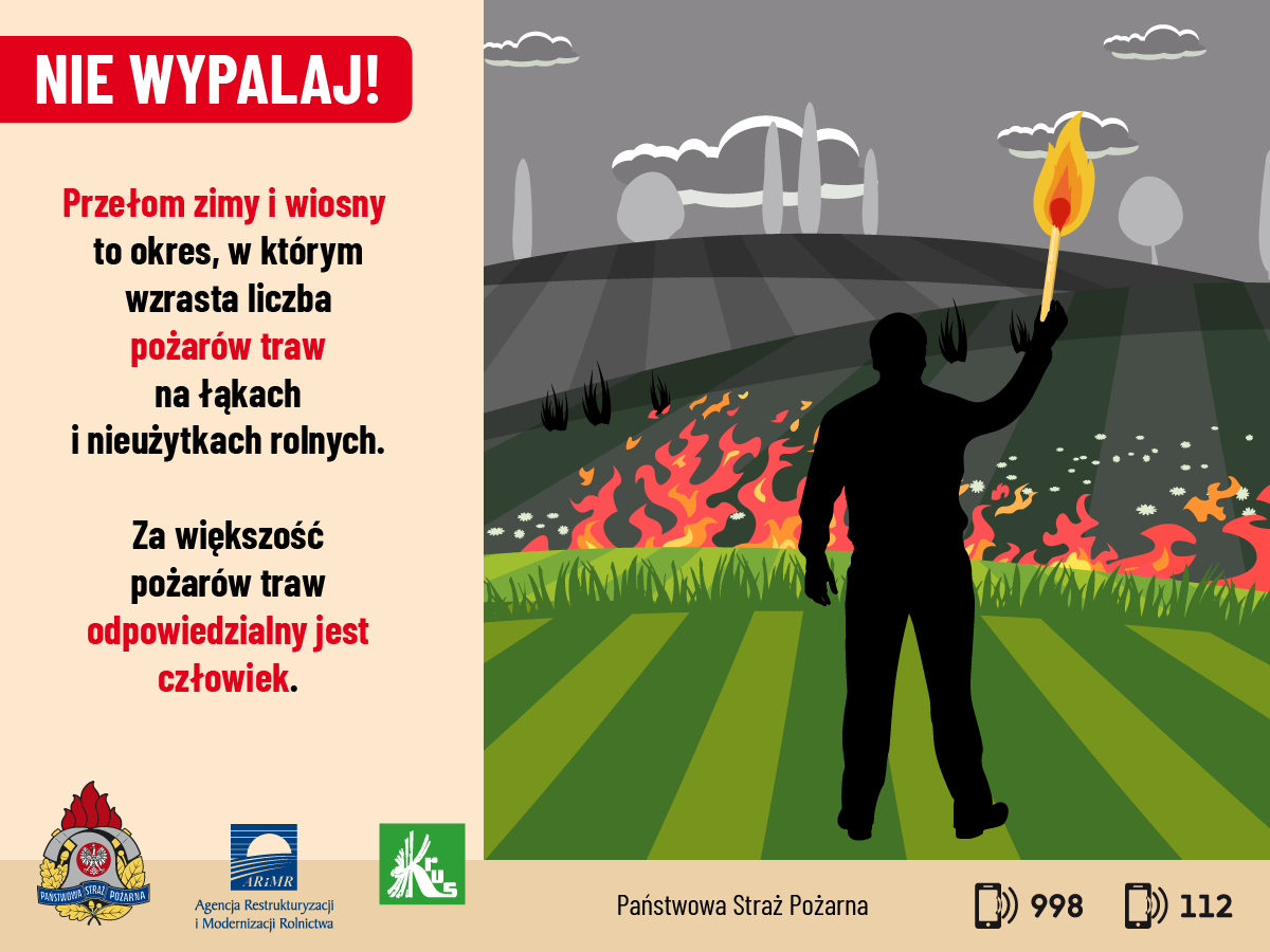 Ulotka - nie wypalaj