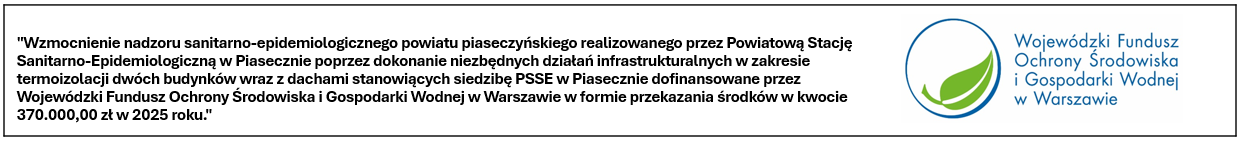 Zmiana terminów przyjmowania próbek