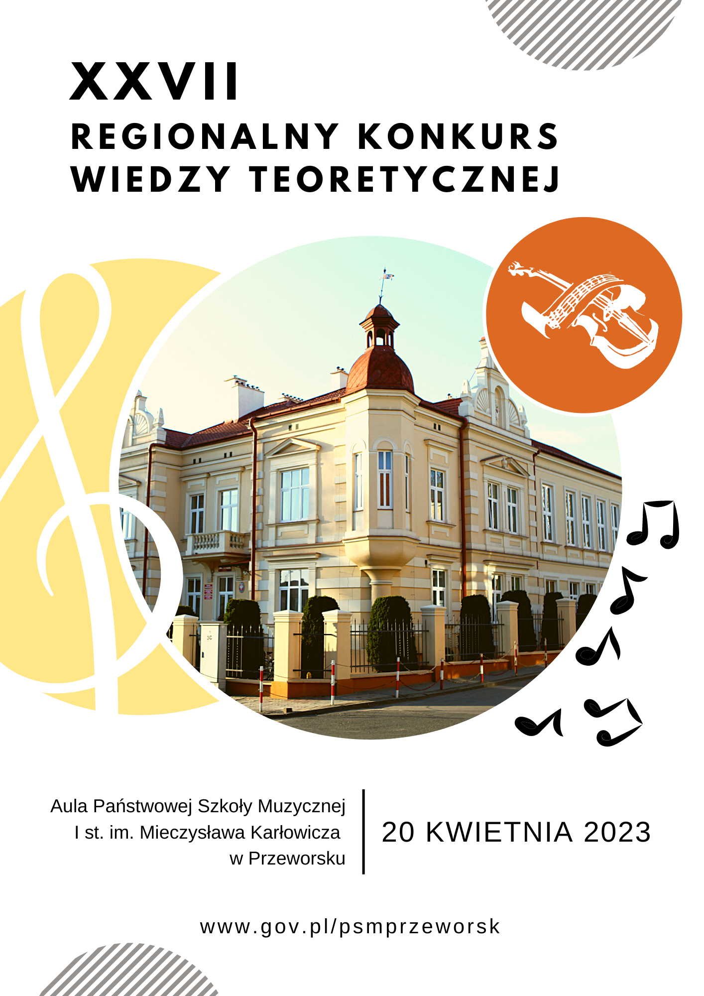 Plakat XXVII Regionalnego Konkursu Wiedzy Teoretycznej