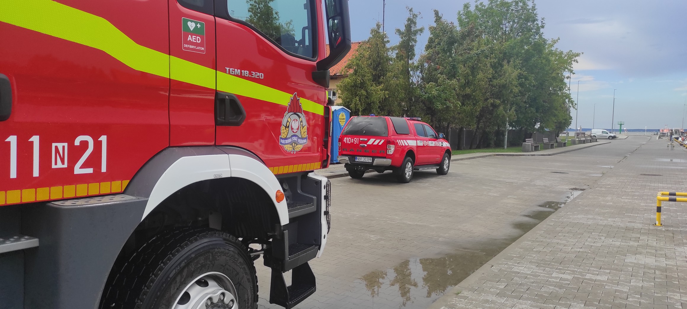 Usuwanie skutków poniedziałkowej burzy – Frombork